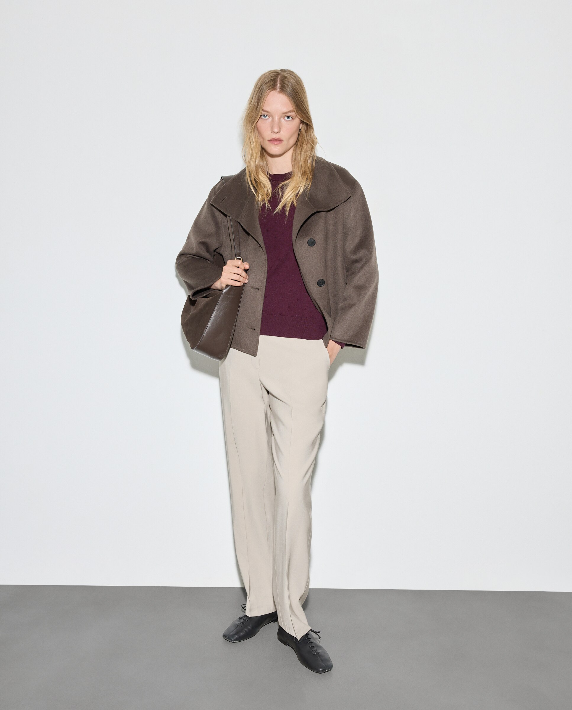 Camisola de Malha com Fantasia de Plumetti 291 Beringela-2