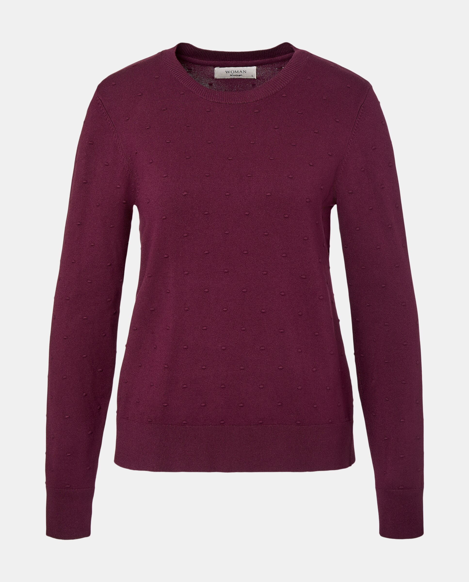 Camisola de Malha com Fantasia de Plumetti 291 Beringela-5