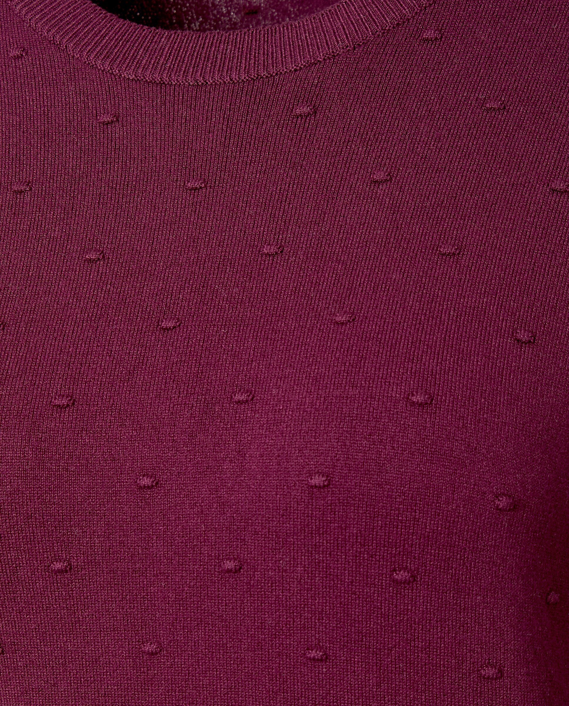 Camisola de Malha com Fantasia de Plumetti 291 Beringela-6