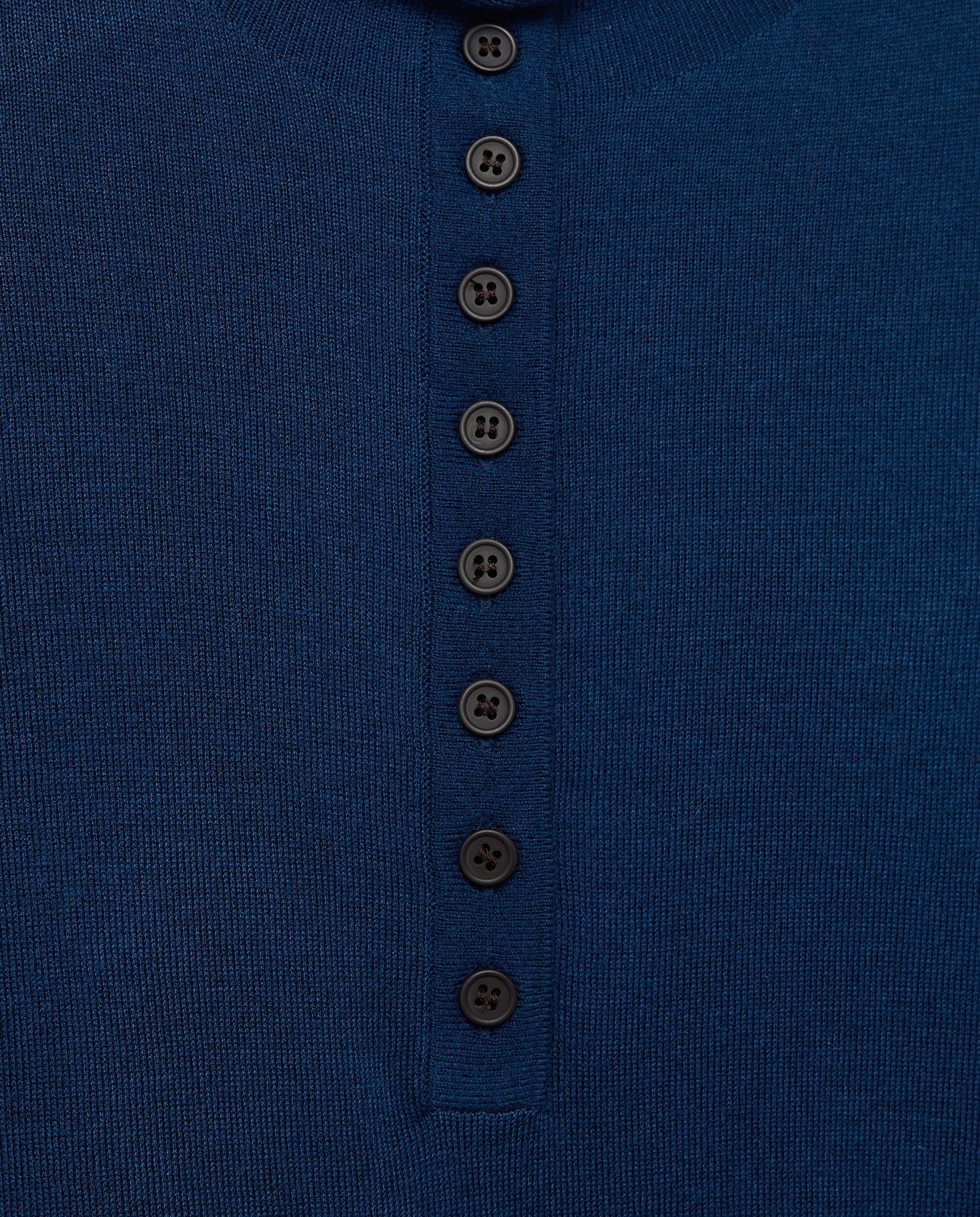 Chaqueta de punto de mujer con cuello chimenea - Woman El Corte Inglés - Azul marino Azul marino-5
