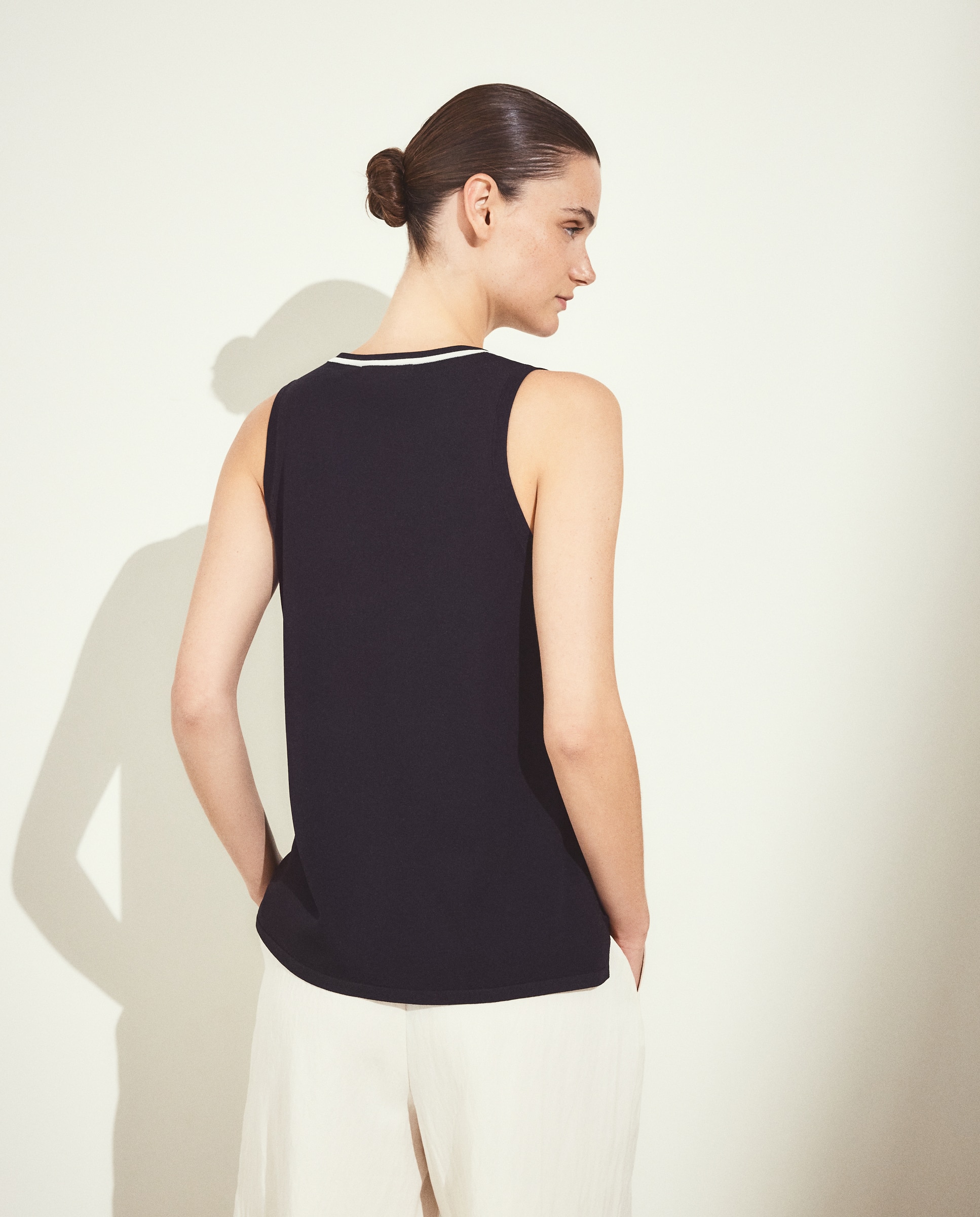 Jersey de mujer con manga francesa - Woman El Corte Inglés - Marrón Marrón-3