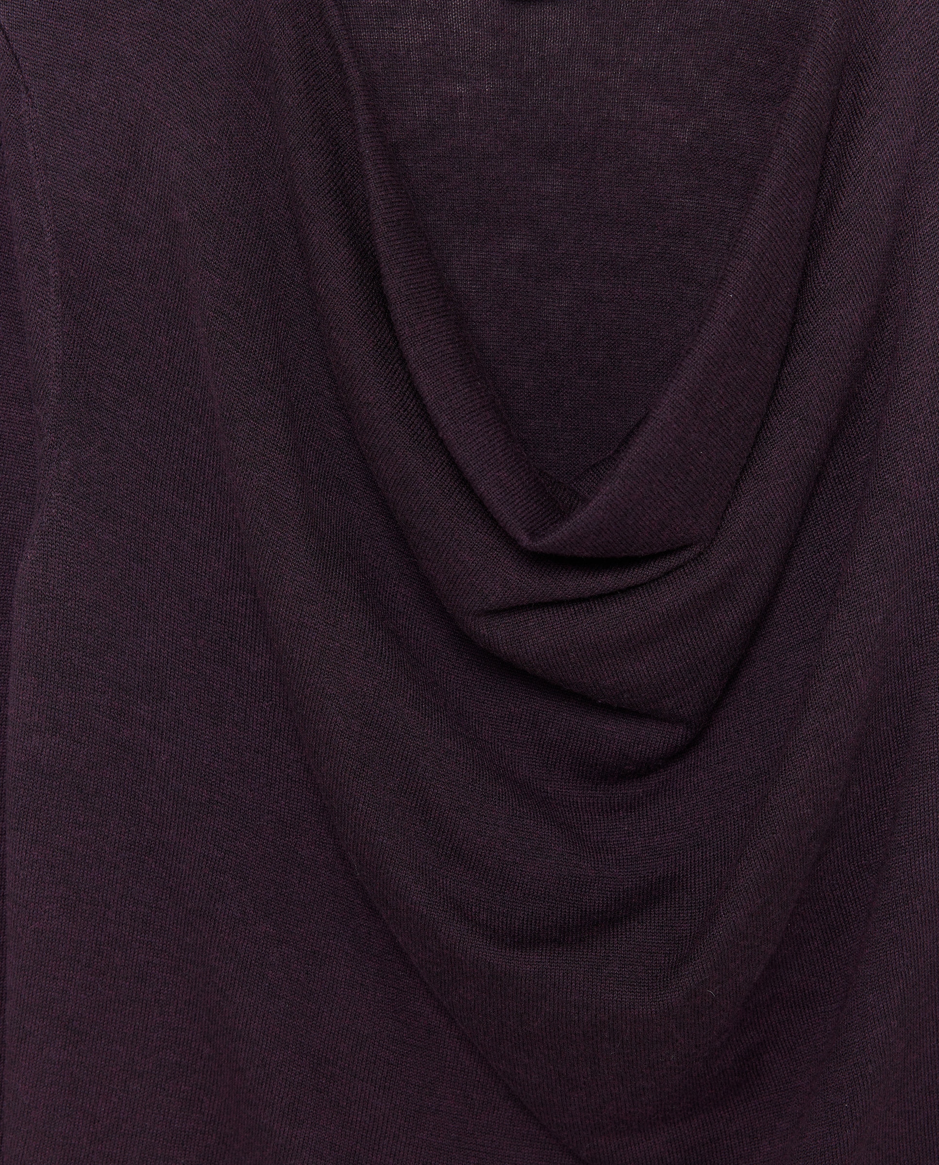Jersey de mujer con escote drapeado - Woman El Corte Inglés - Morado Morado-5