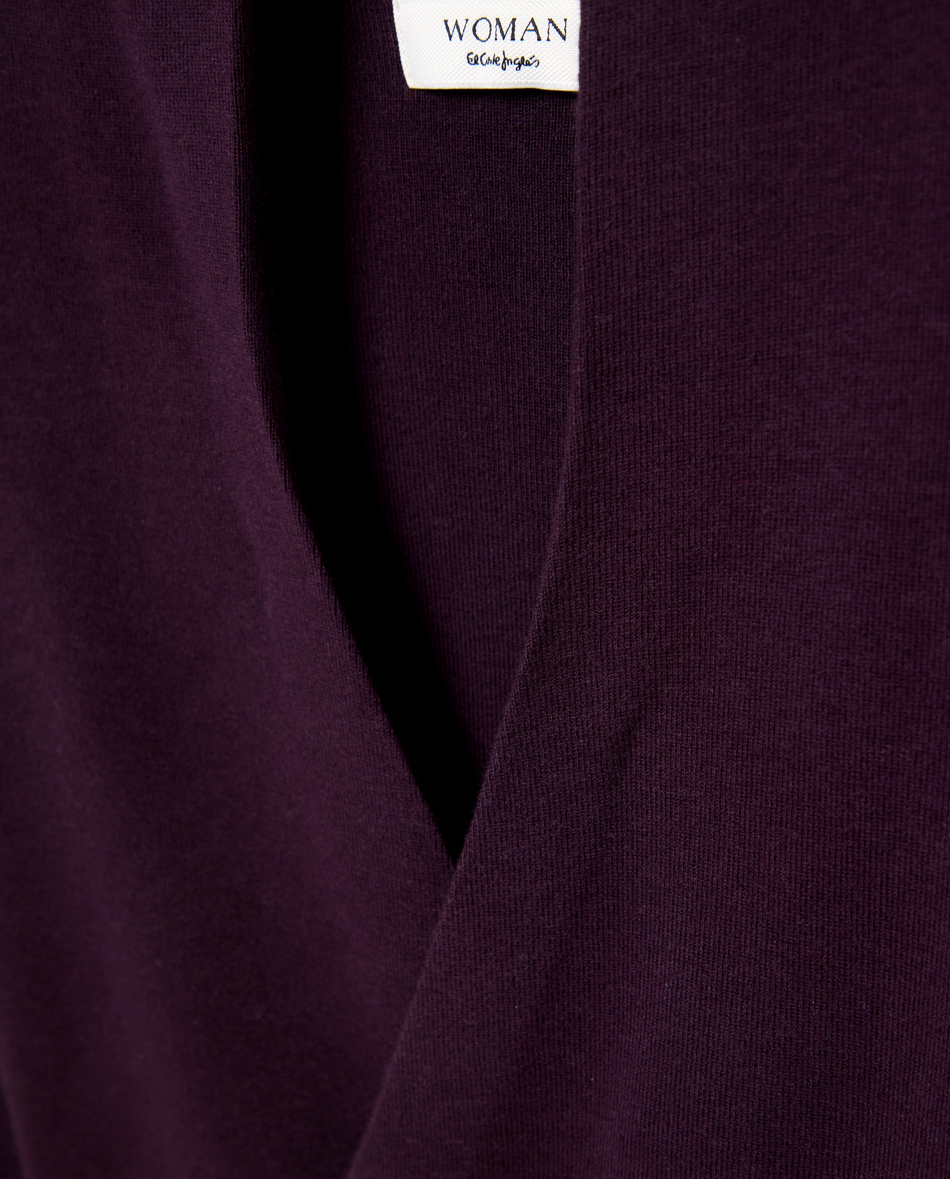 Imagen 5 de Jersey sin mangas de mujer drapeado - Woman El Corte Inglés - Morado Morado
