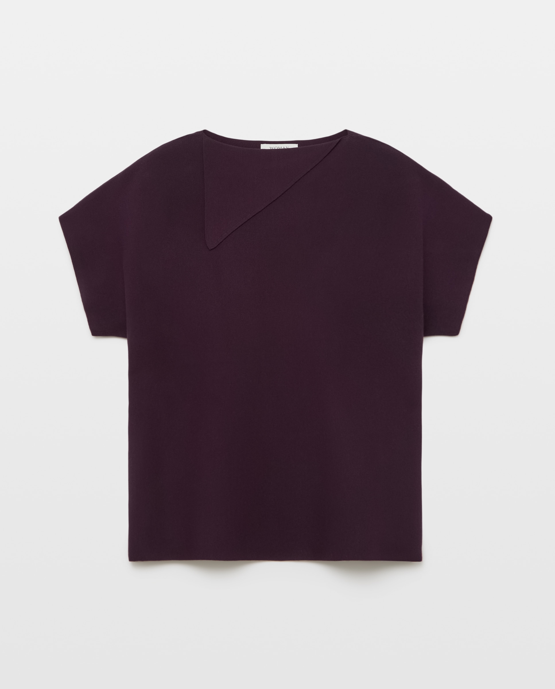 Suéter manga corta y cuello caído de mujer - Woman El Corte Inglés - Morado Morado-4