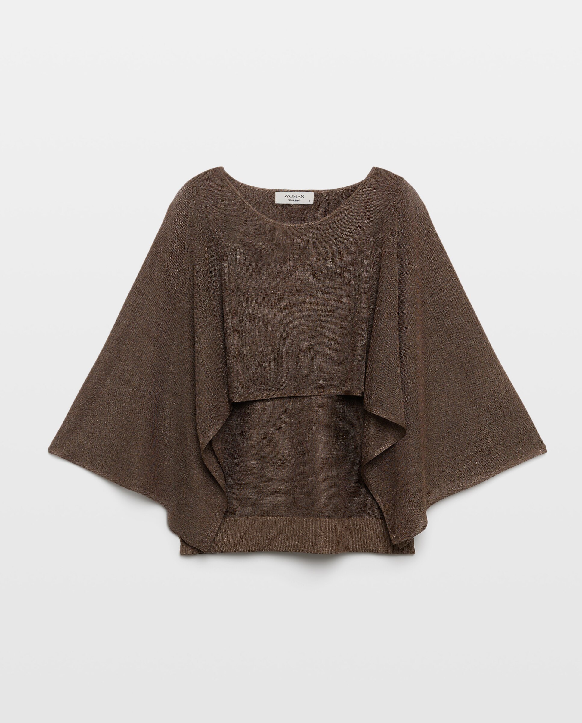 Jersey de mujer capa fino - Woman El Corte Inglés - Marrón Marrón-4