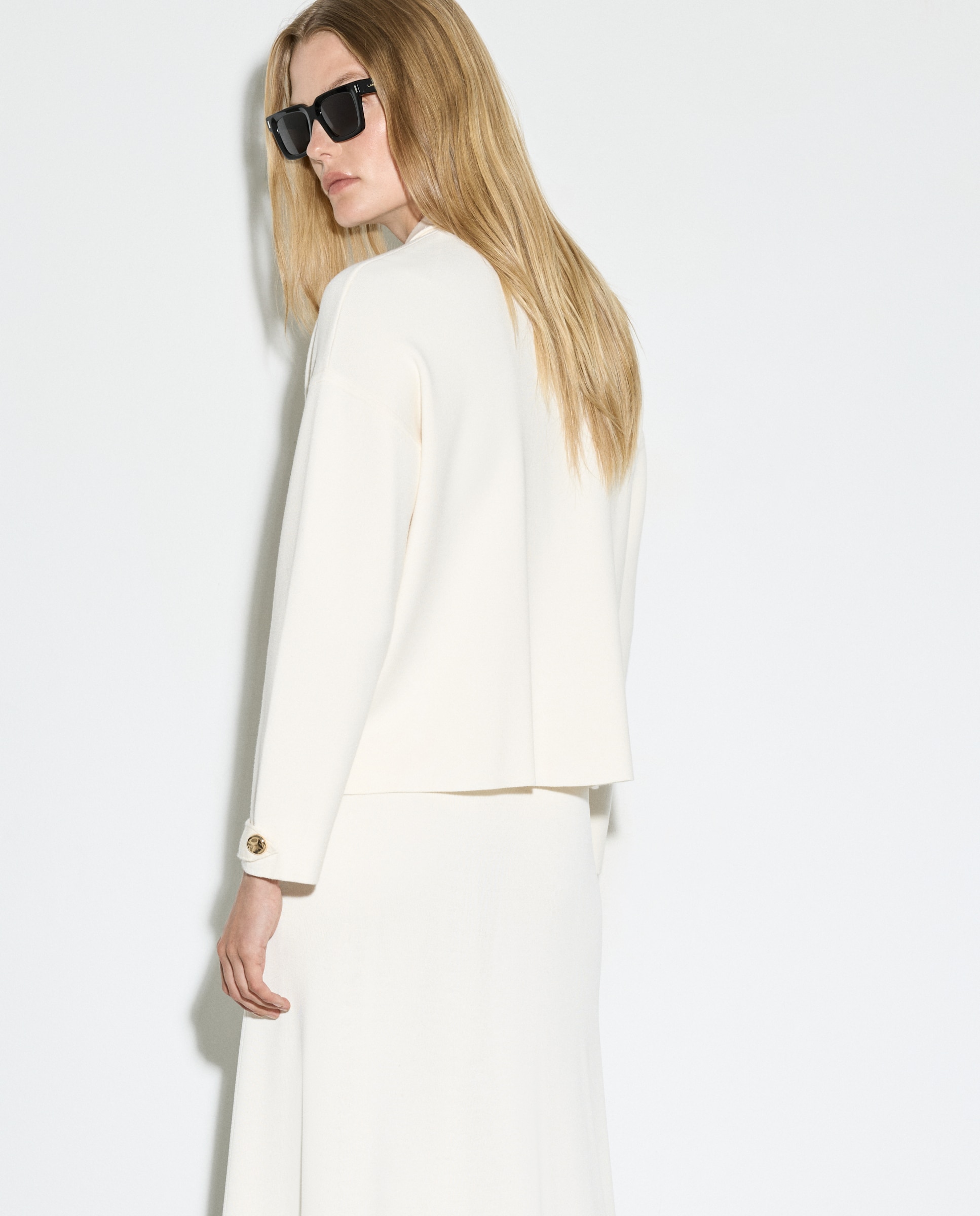 Casaco Curto Liso 120 Cru-3