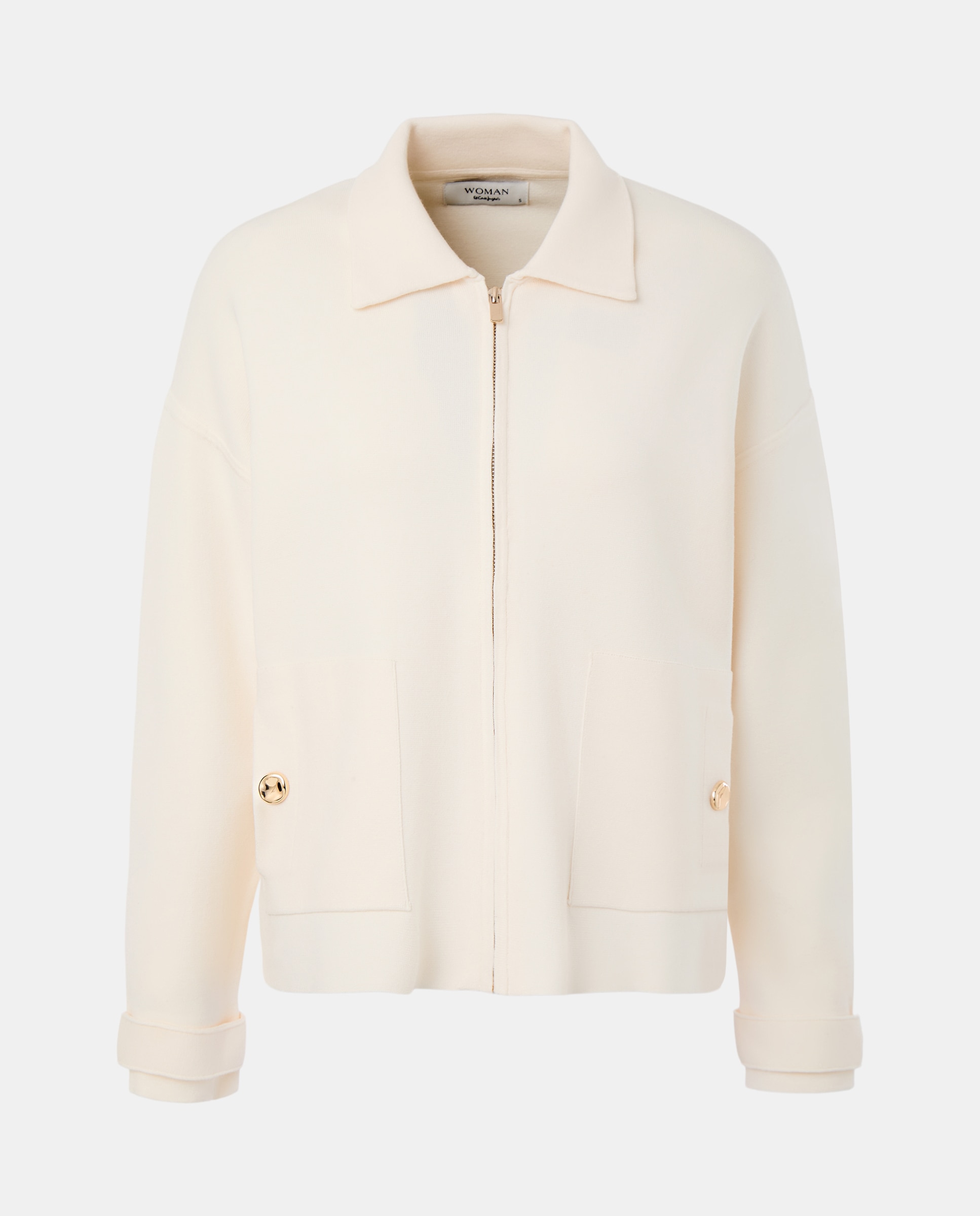 Casaco Curto Liso 120 Cru-5