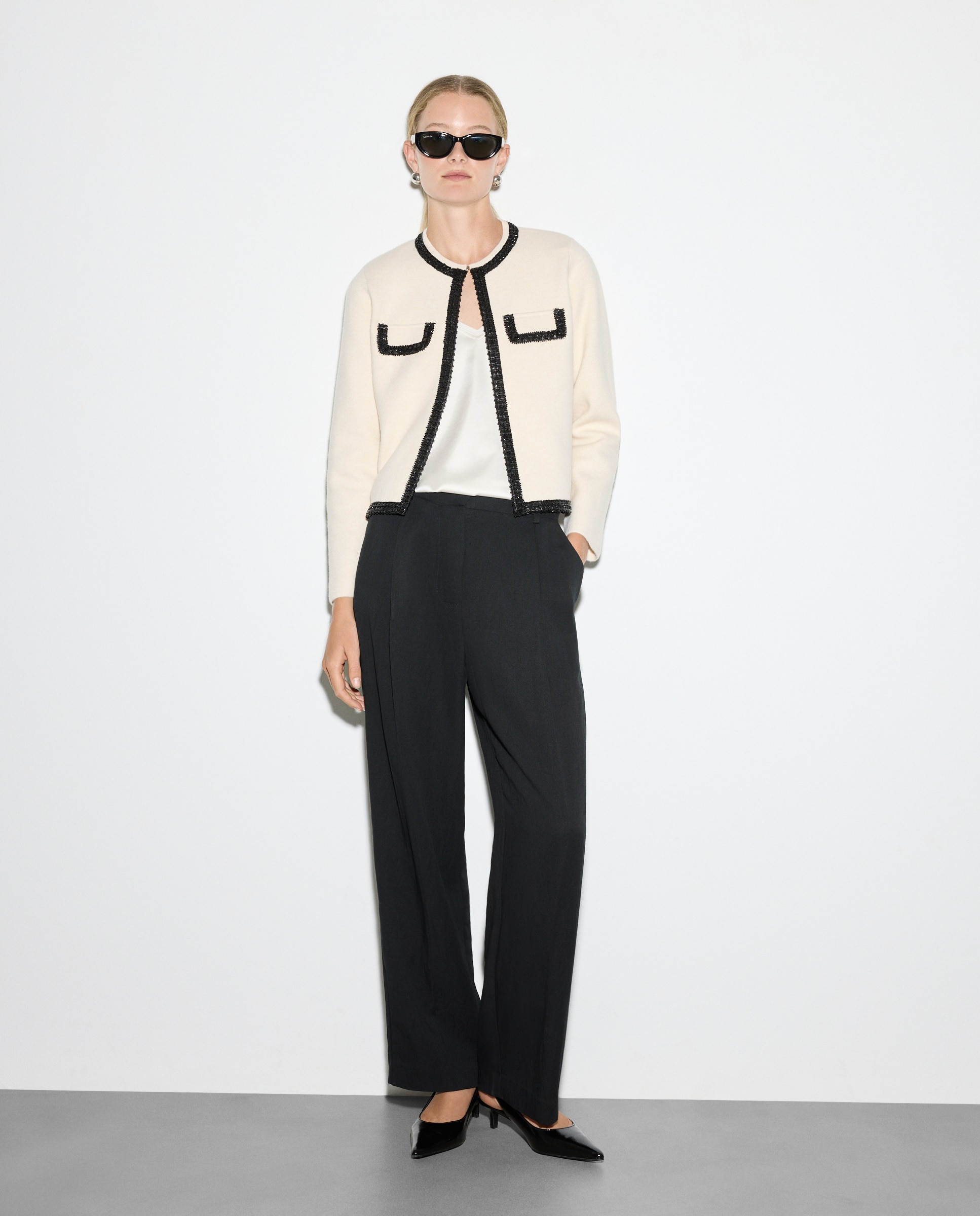 Casaco Curto Liso 120 Cru-2