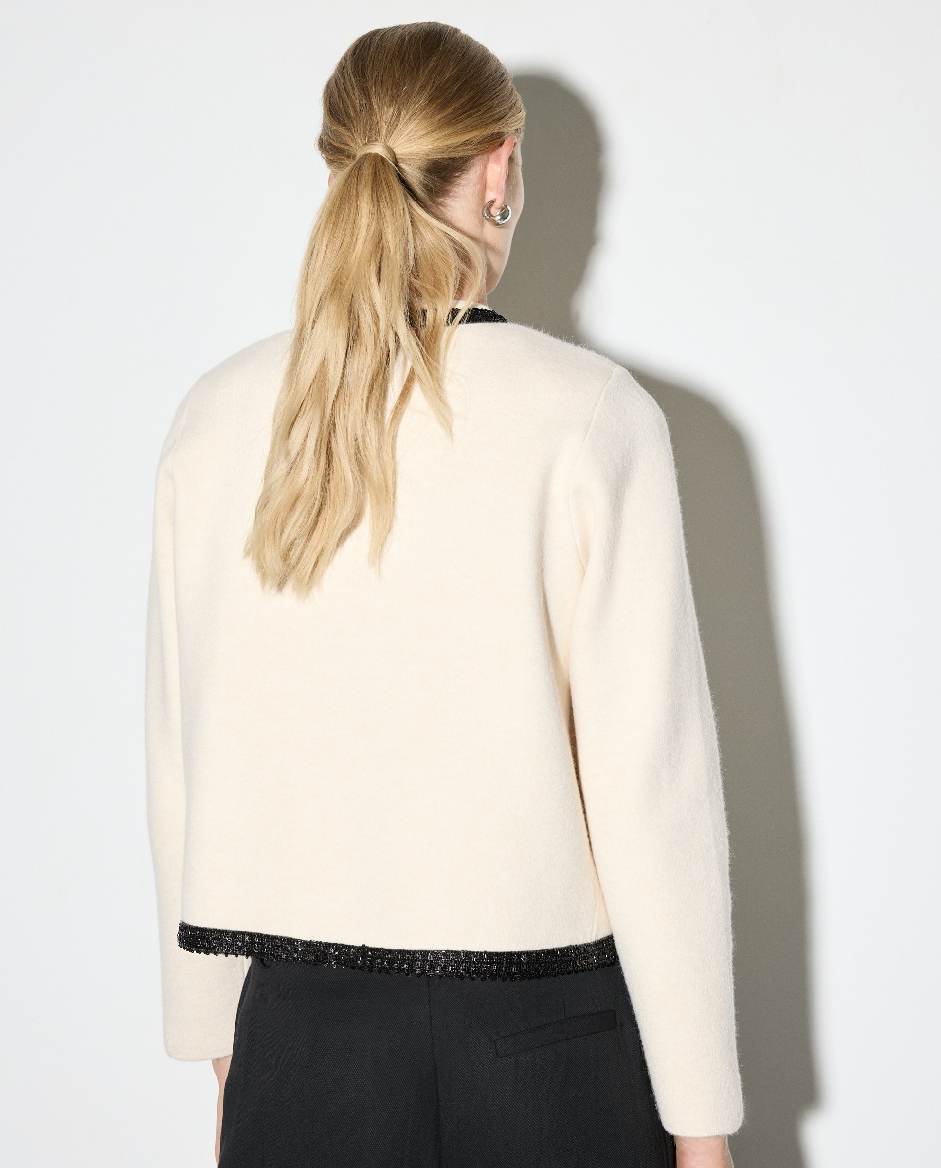 Casaco Curto Liso 120 Cru-3