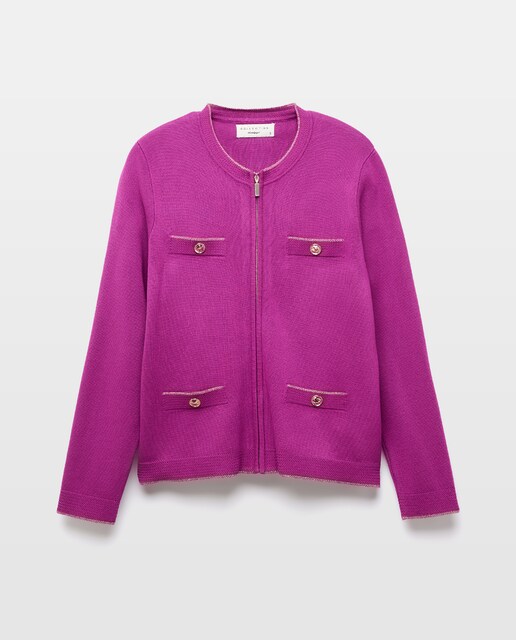 Imagen 0 de Chaqueta de mujer lurex cremallera