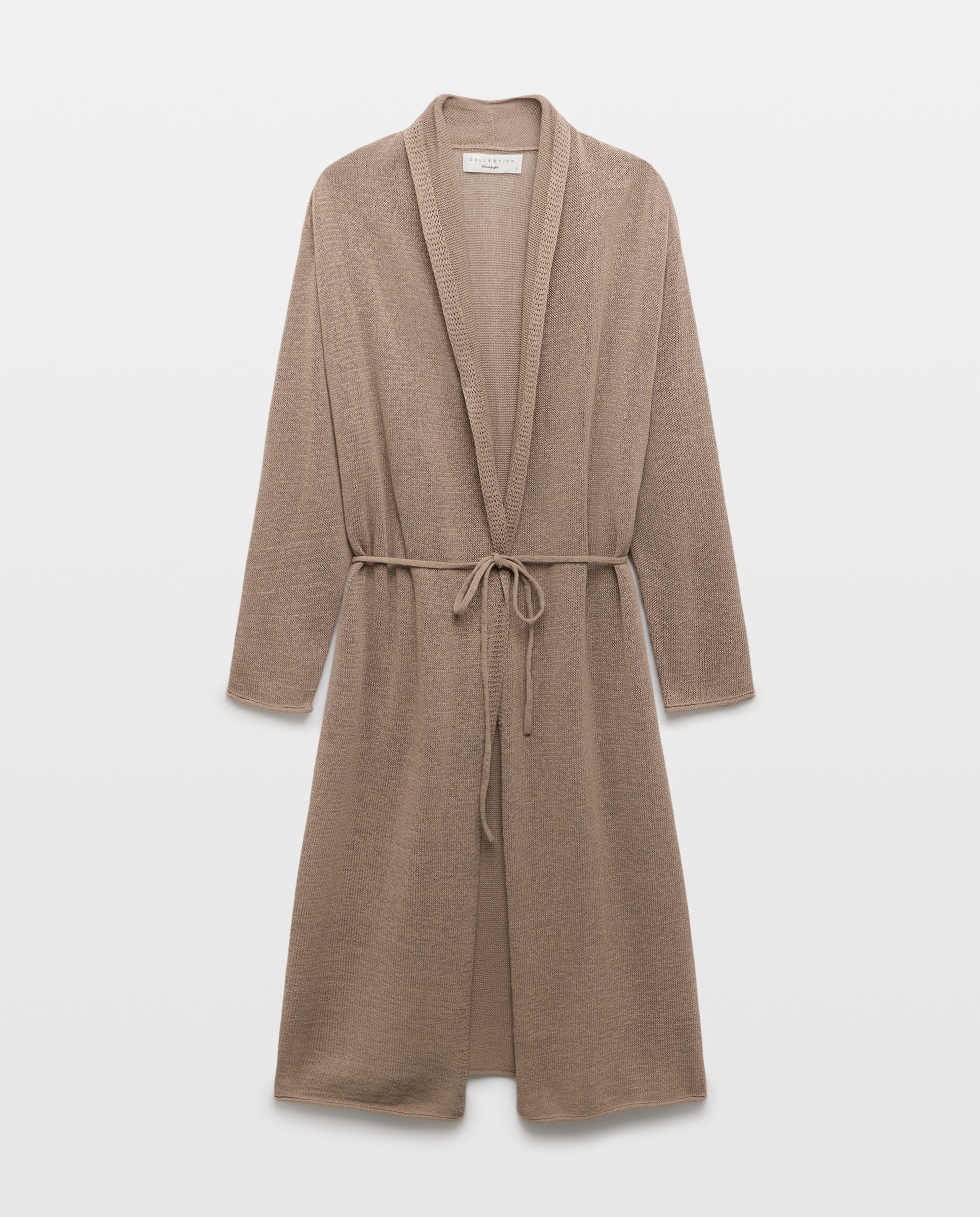 Imagen 5 de Chaqueta de punto de mujer de tipo relajada - Woman El Corte Inglés - Pistacho 850 Piedra