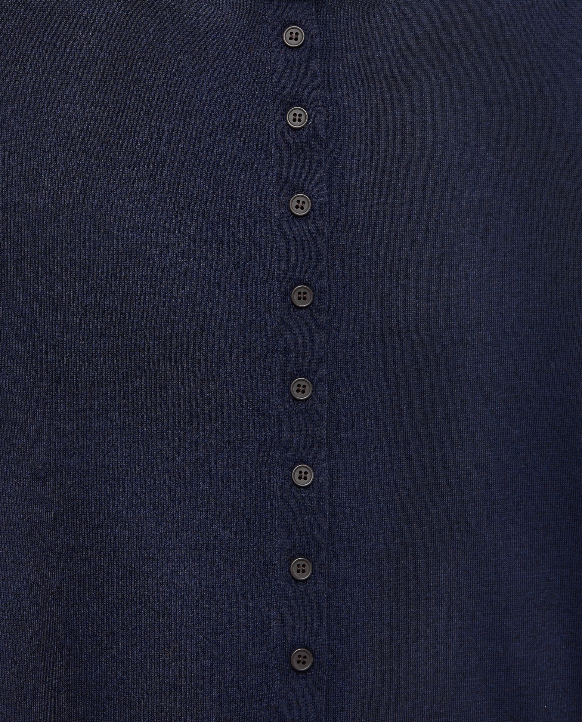 Chaqueta de punto de mujer con cuello chimenea - Woman El Corte Inglés - Azul oscuro Azul oscuro-5
