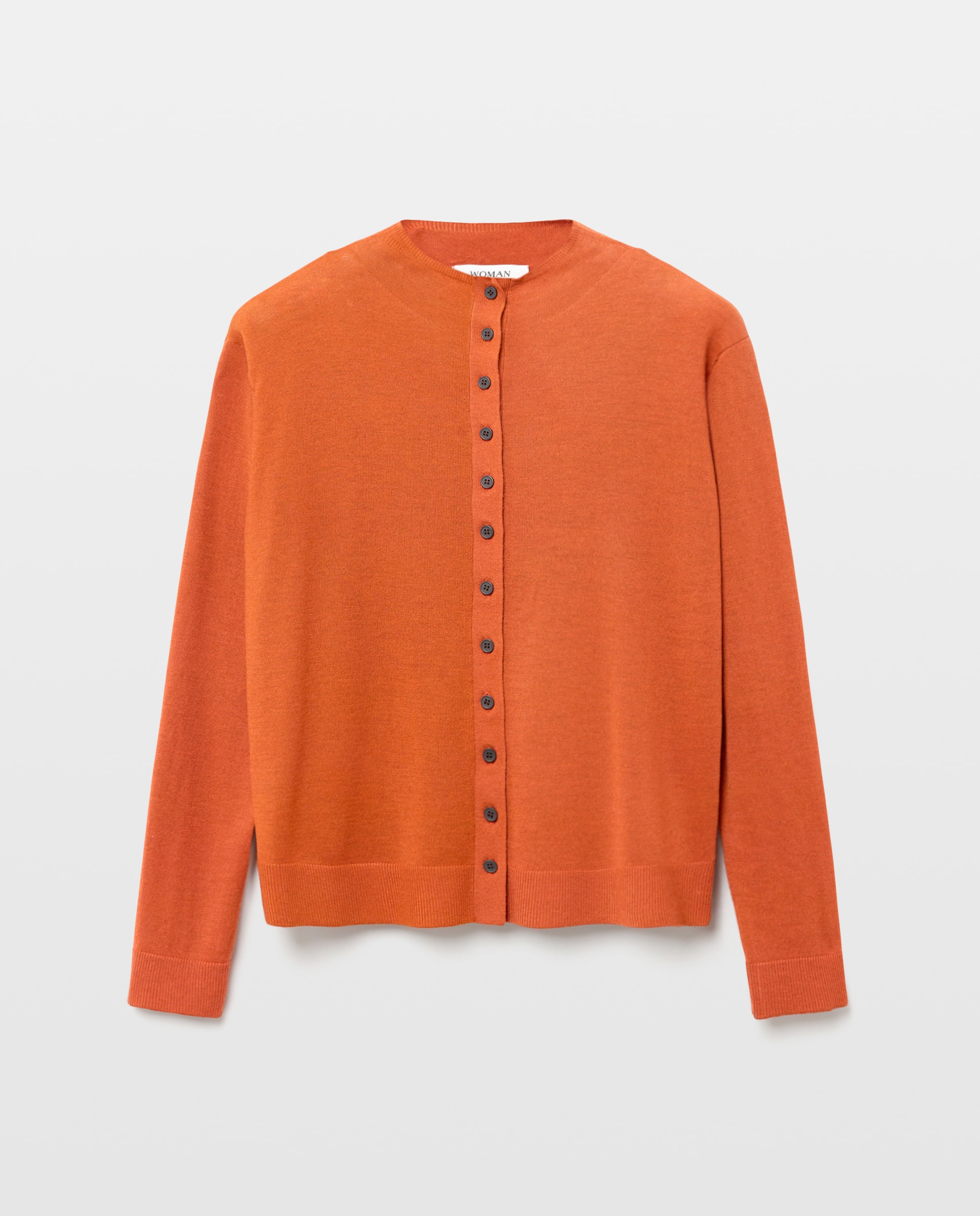Chaqueta de punto de mujer con cuello chimenea - Woman El Corte Inglés - 660 Naranja 660 Naranja-4