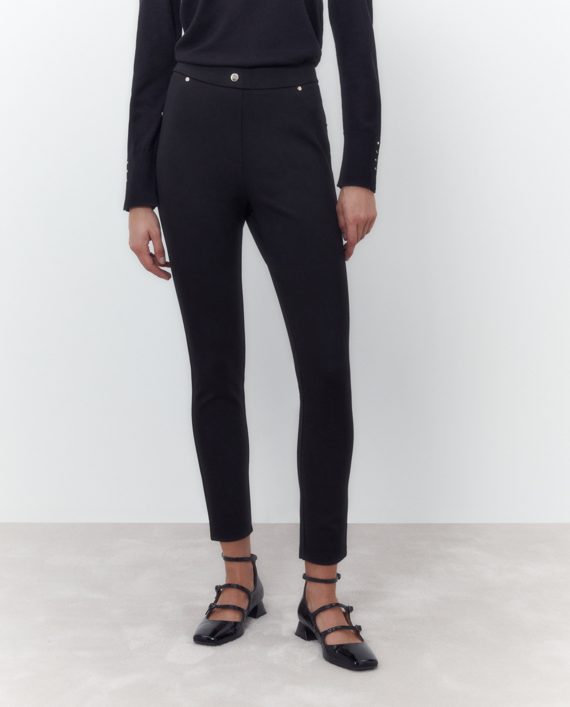 Jeggins de mujer lisos - Woman El Corte Inglés - Negro Negro-2