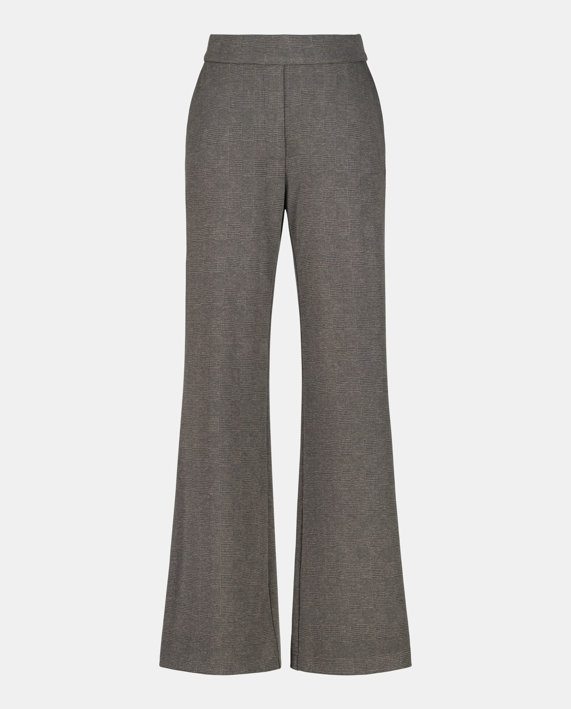 Calças de Malha Cardada Torrado-4