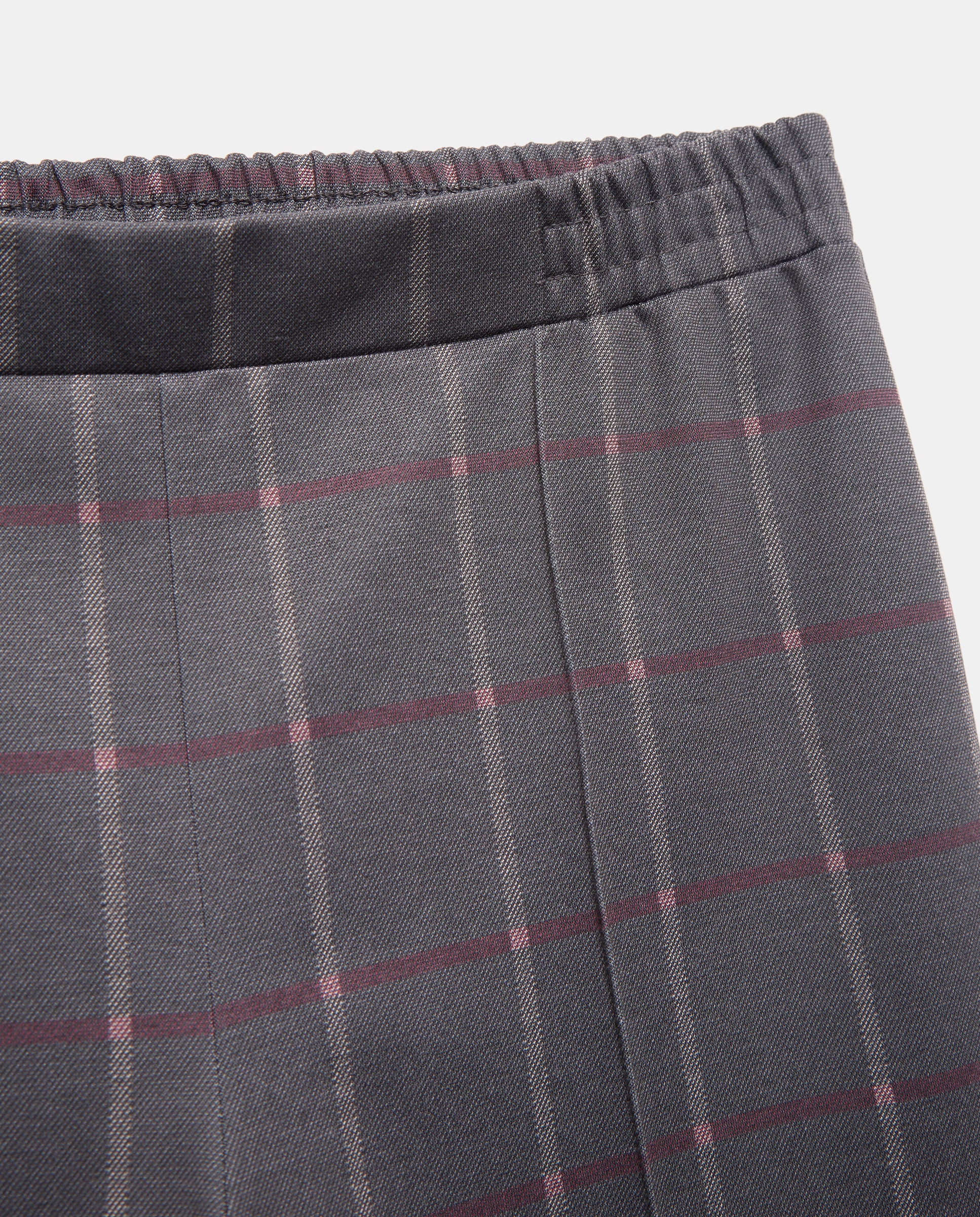 Calças Skinny Lisas 830 Antracite-5