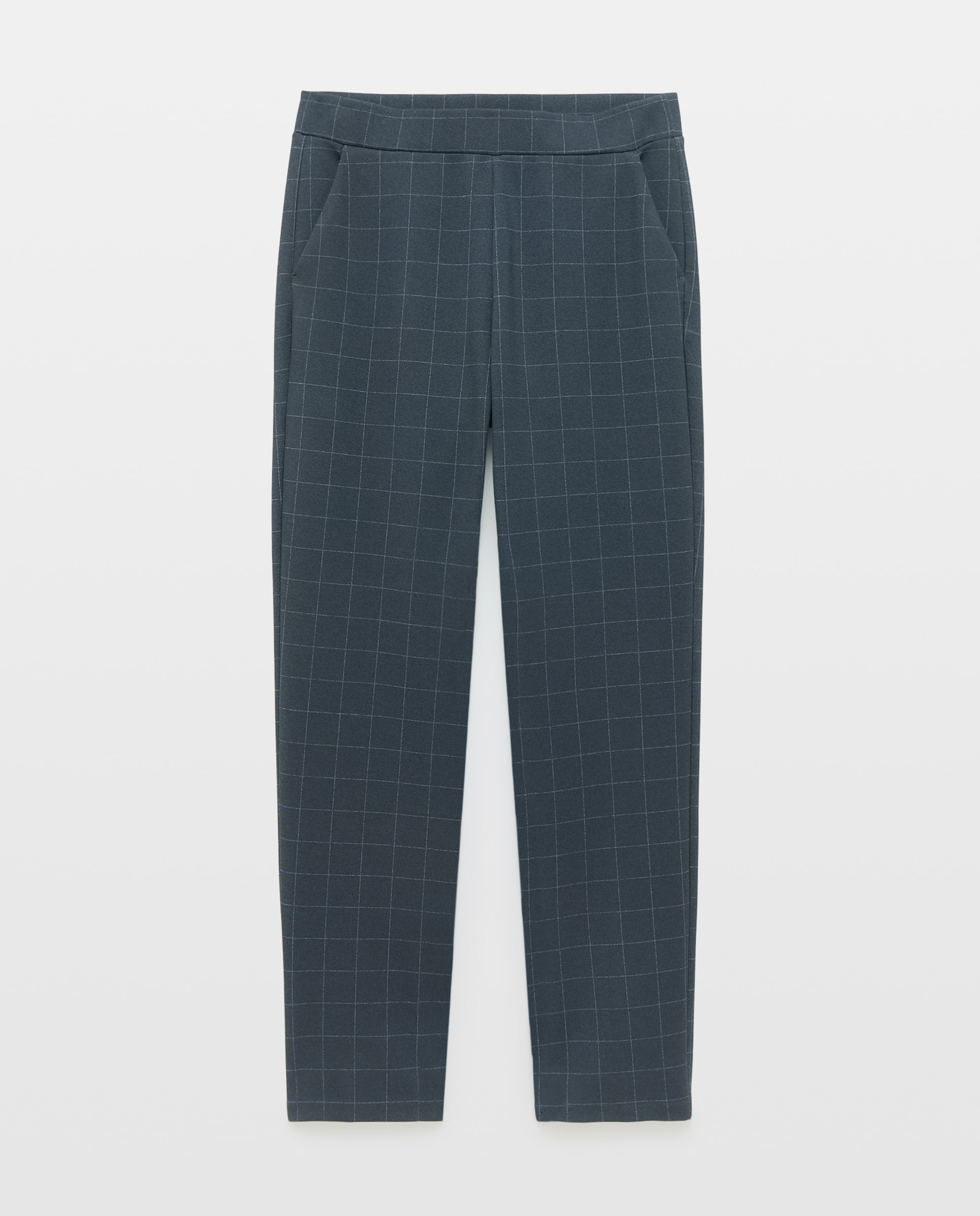Pantalón semipitillo liso de mujer - Woman El Corte Inglés - Azul marino Azul marino-4
