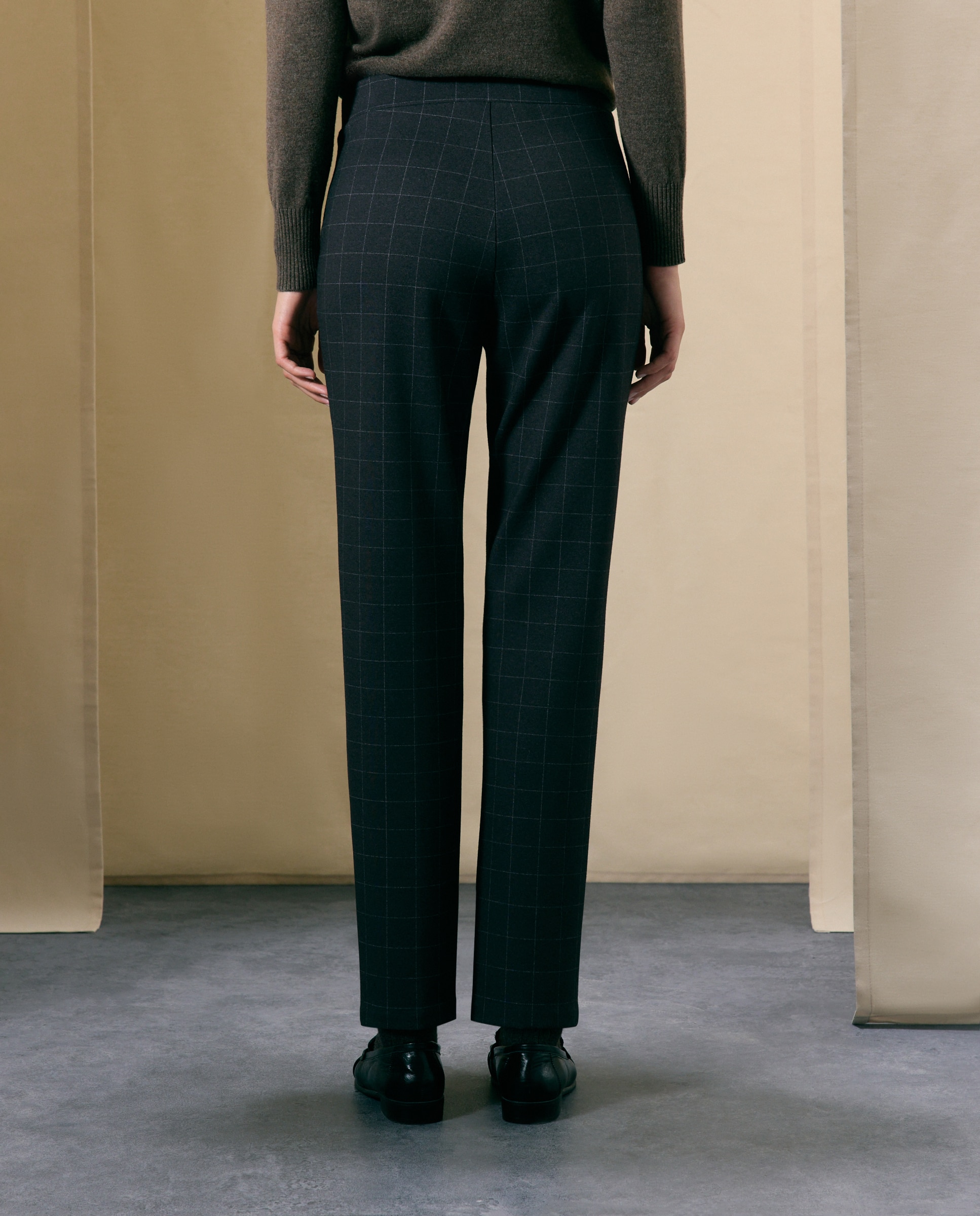 Pantalón semipitillo liso de mujer - Woman El Corte Inglés - 830 Antracita 830 Antracita-3