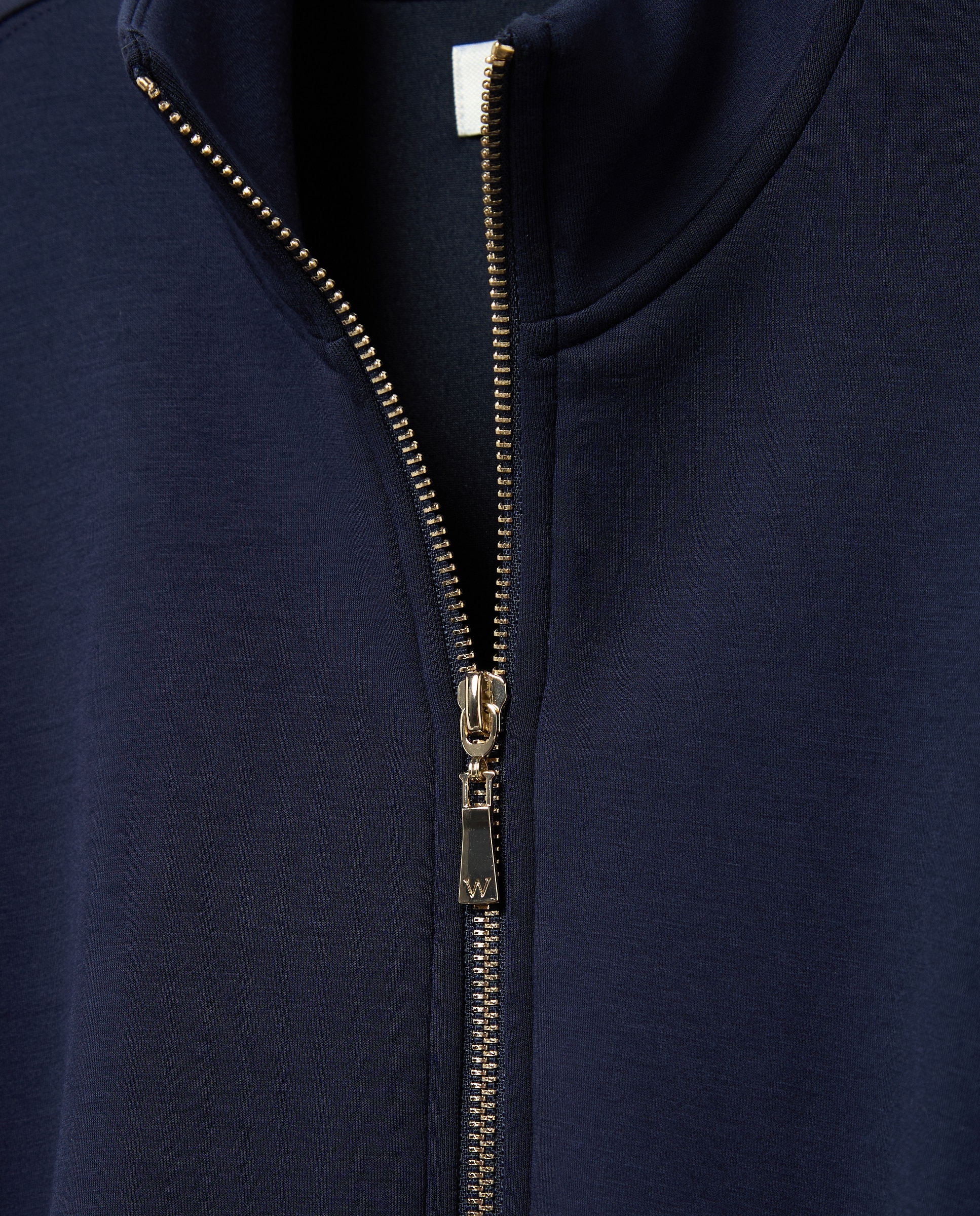 Sudadera con cremallera de mujer estilo bomber - Woman El Corte Inglés - Azul marino Azul marino-6