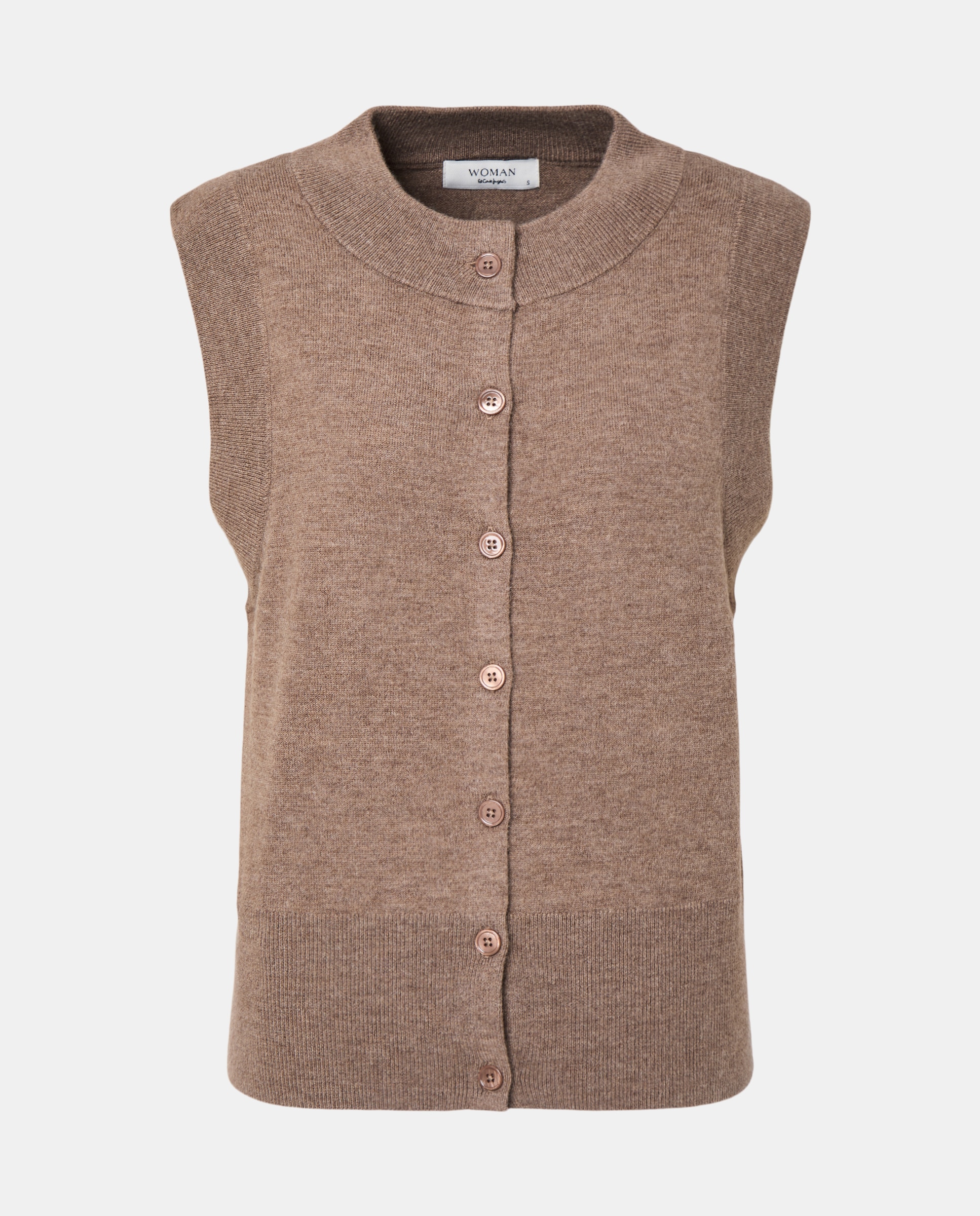 Colete Curto Abotoado Visom-Escuro-4