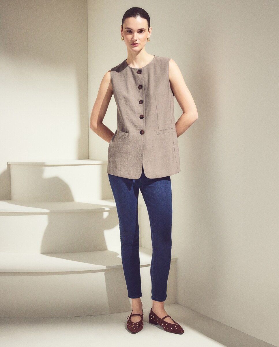 Vaquero de mujer jegging liso · Woman El Corte Inglés · El Corte