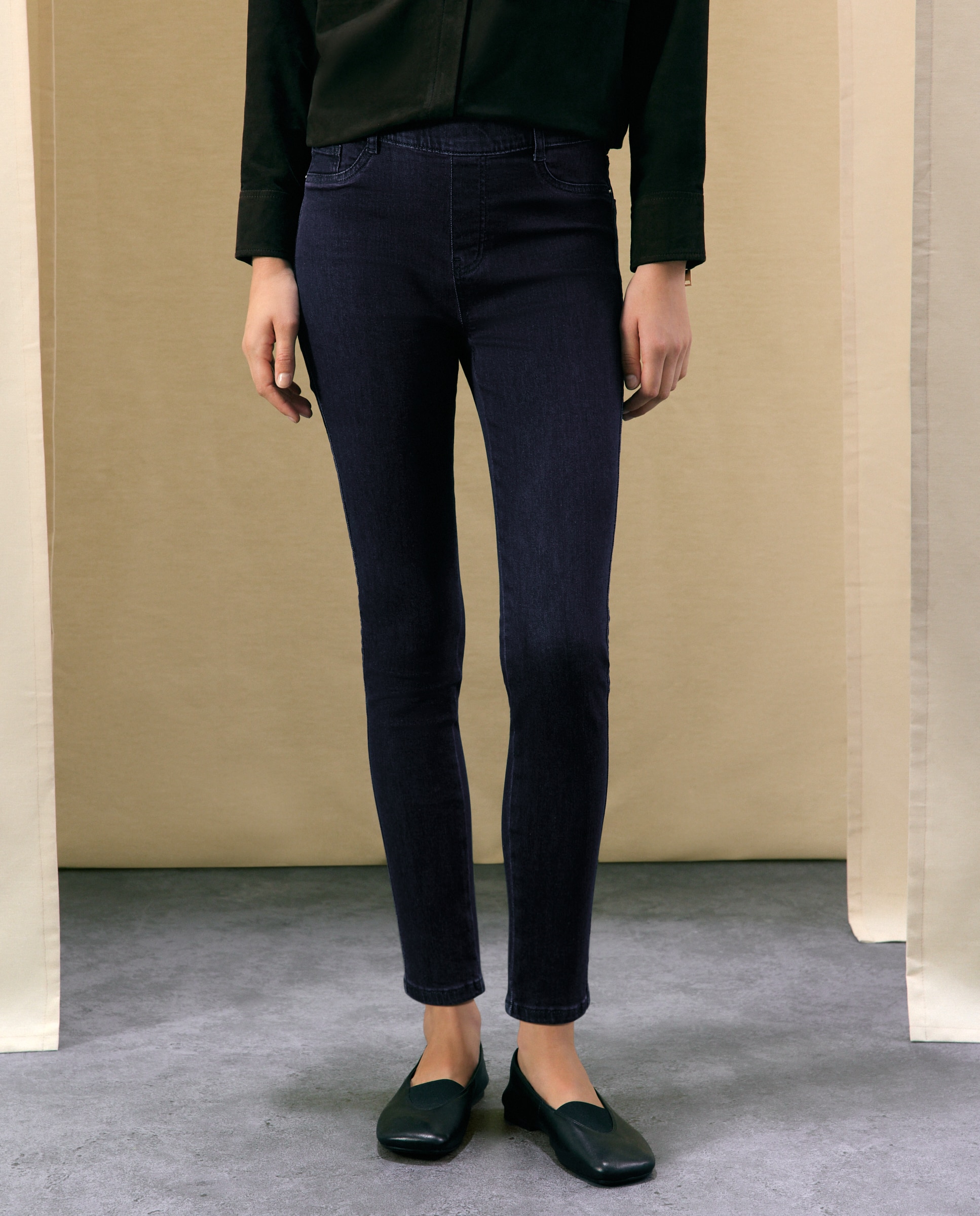 Vaquero de mujer jegging liso - Woman El Corte Inglés - Azul índigo Azul índigo-2