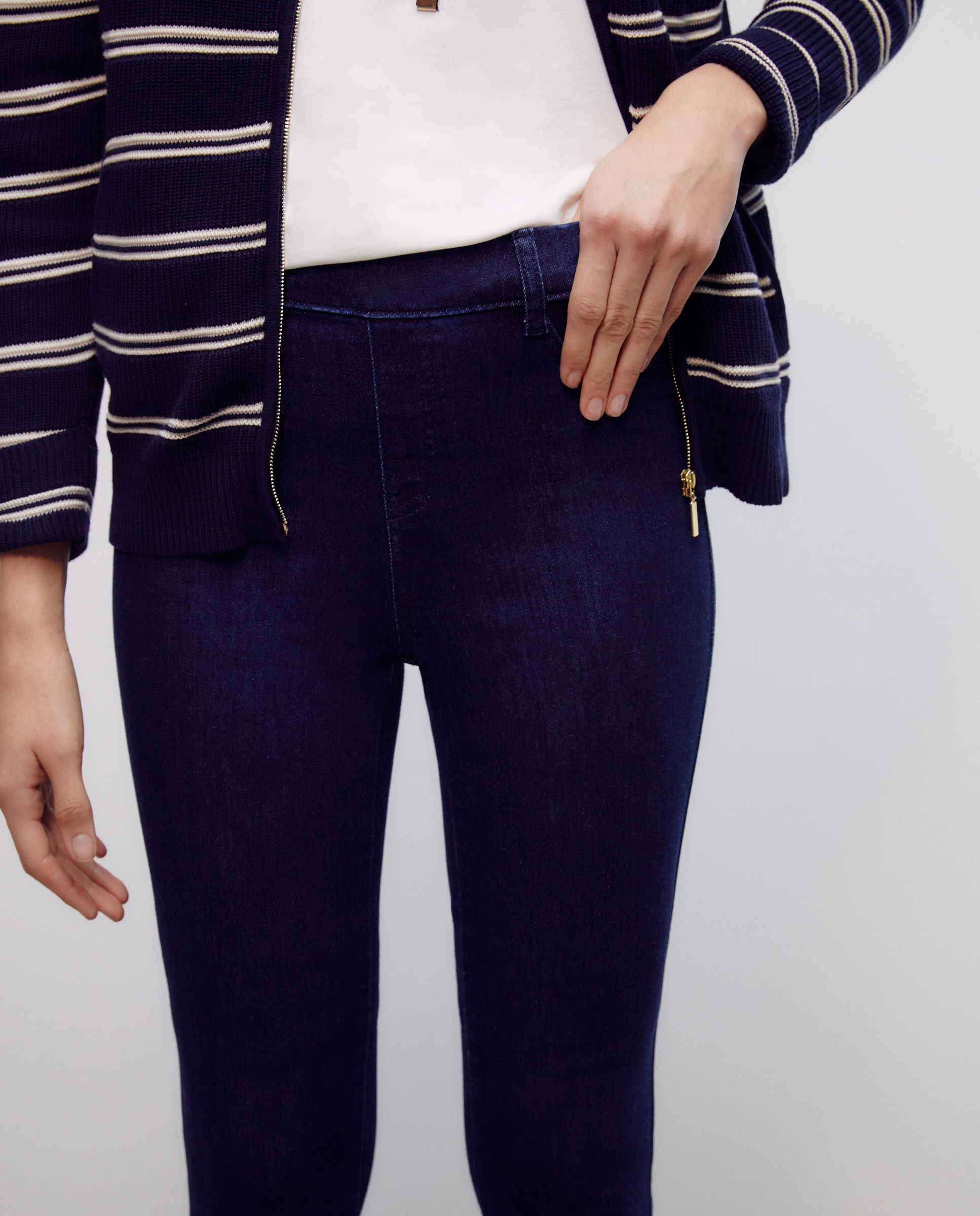 Vaquero de mujer jegging liso - Woman El Corte Inglés - Azul índigo Azul índigo-6