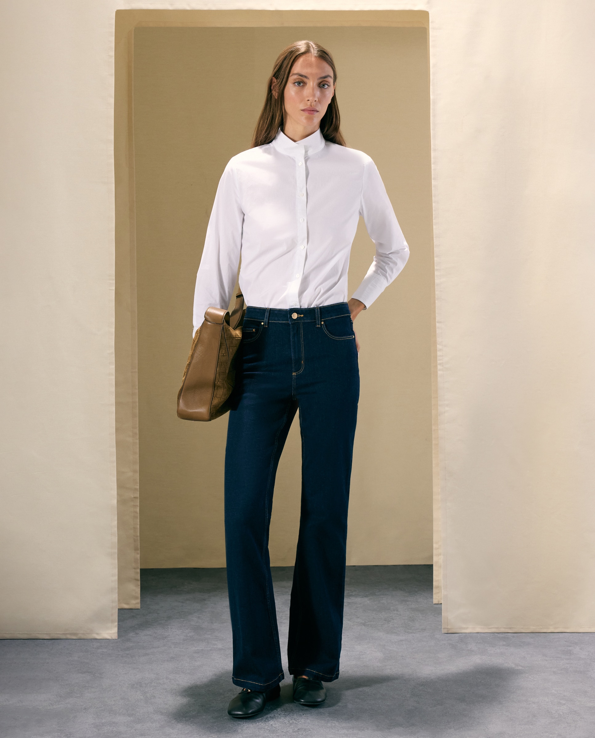 Vaquero de mujer bootcut - Woman El Corte Inglés - Azul oscuro Azul oscuro-1
