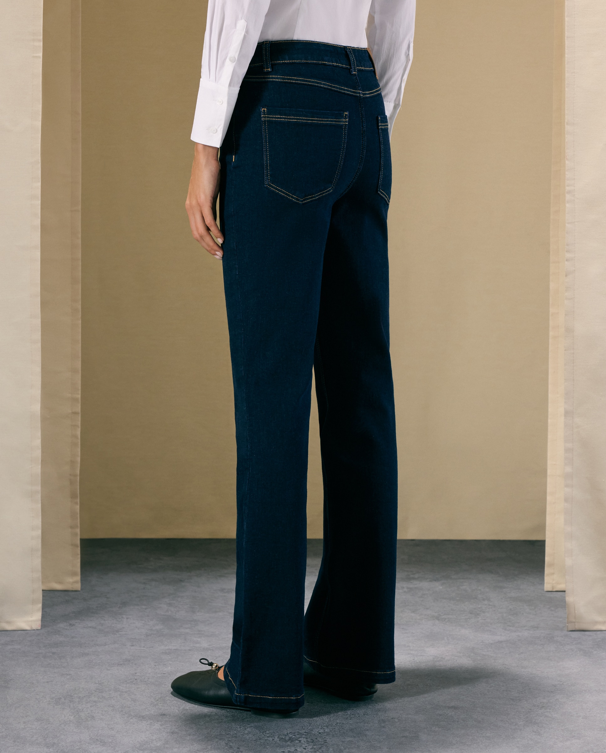 Vaquero de mujer bootcut - Woman El Corte Inglés - Azul oscuro Azul oscuro-3