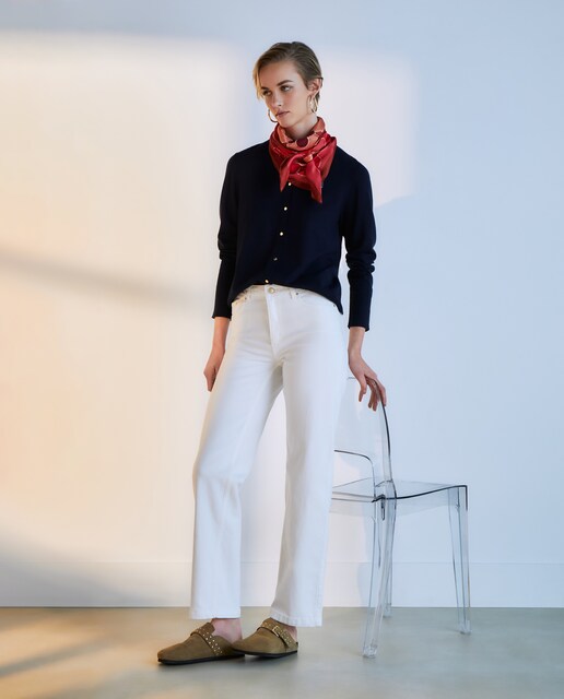 Pantalón de mujer denim recto
