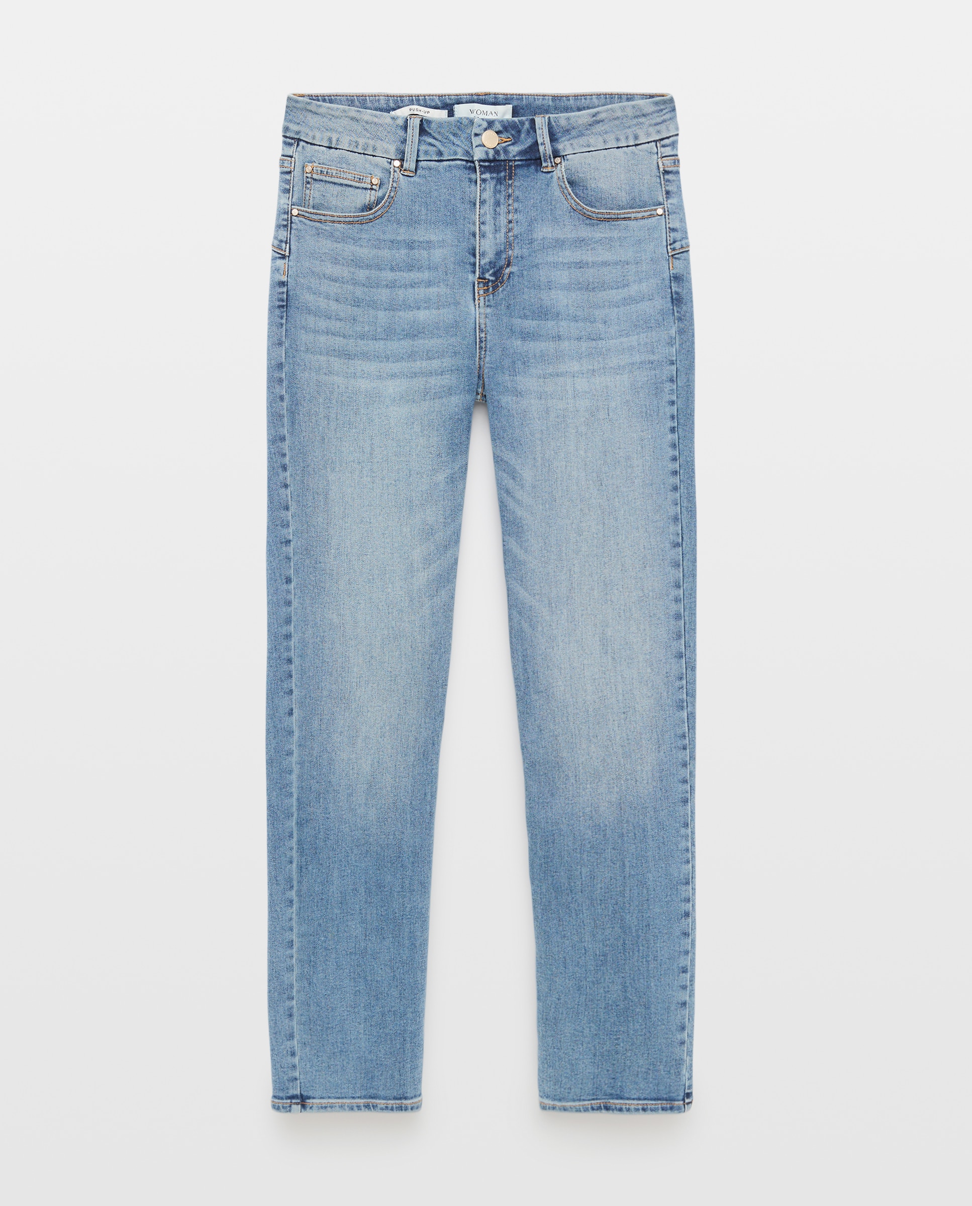 Vaquero de mujer push up - Woman El Corte Inglés - Azul pálido Azul pálido-4
