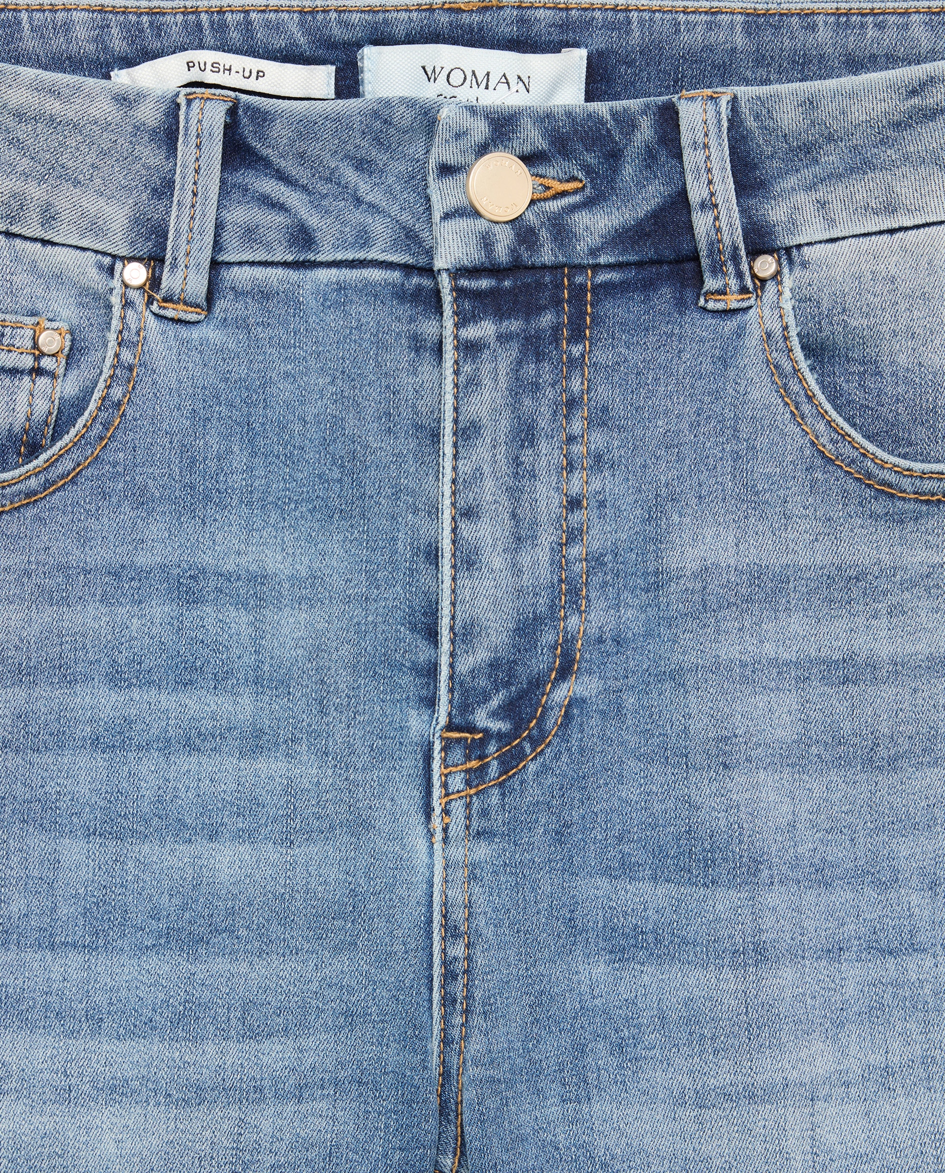 Vaquero de mujer push up - Woman El Corte Inglés - Azul pálido Azul pálido-5