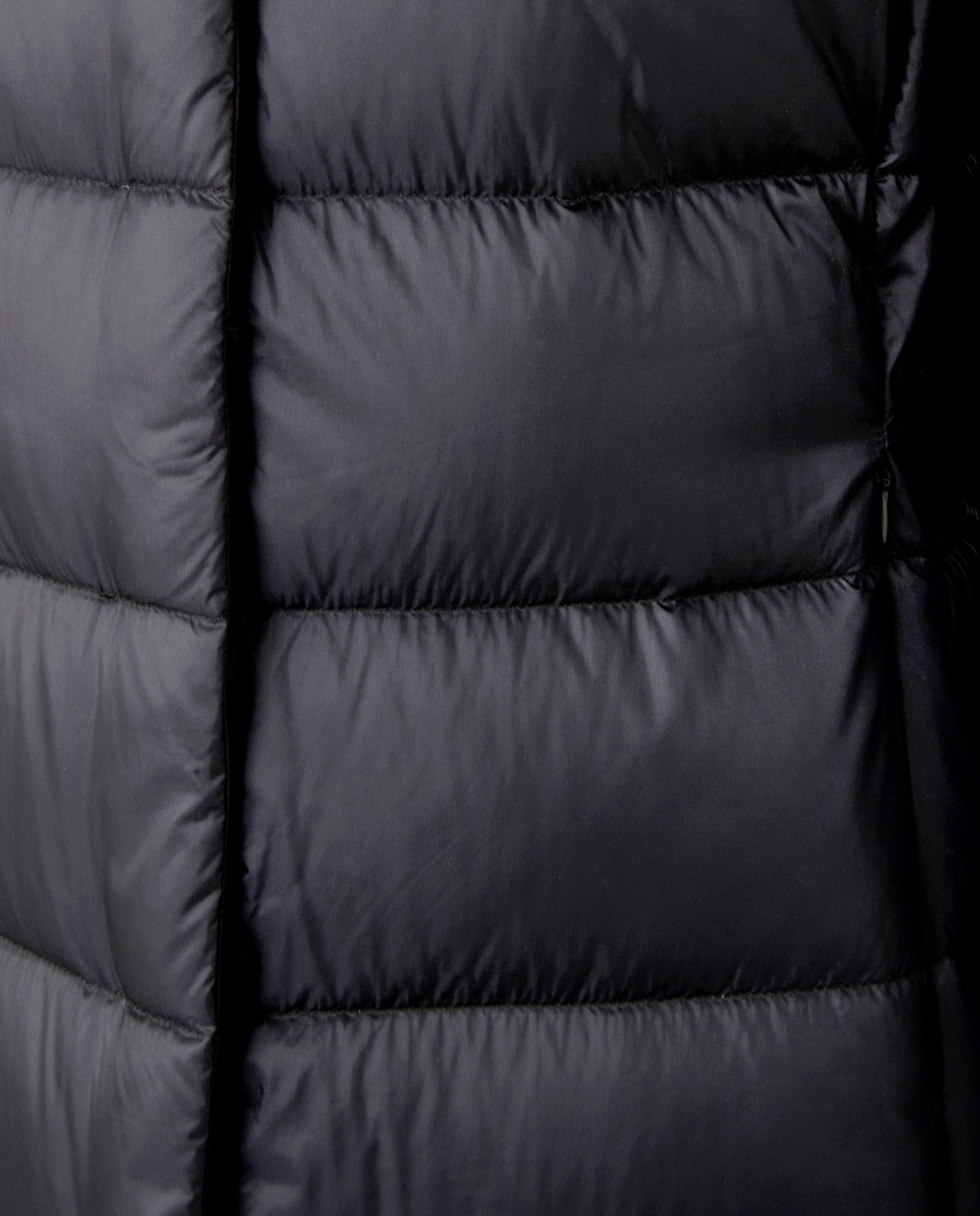 Sobretudo Comprido Liso Preto-6