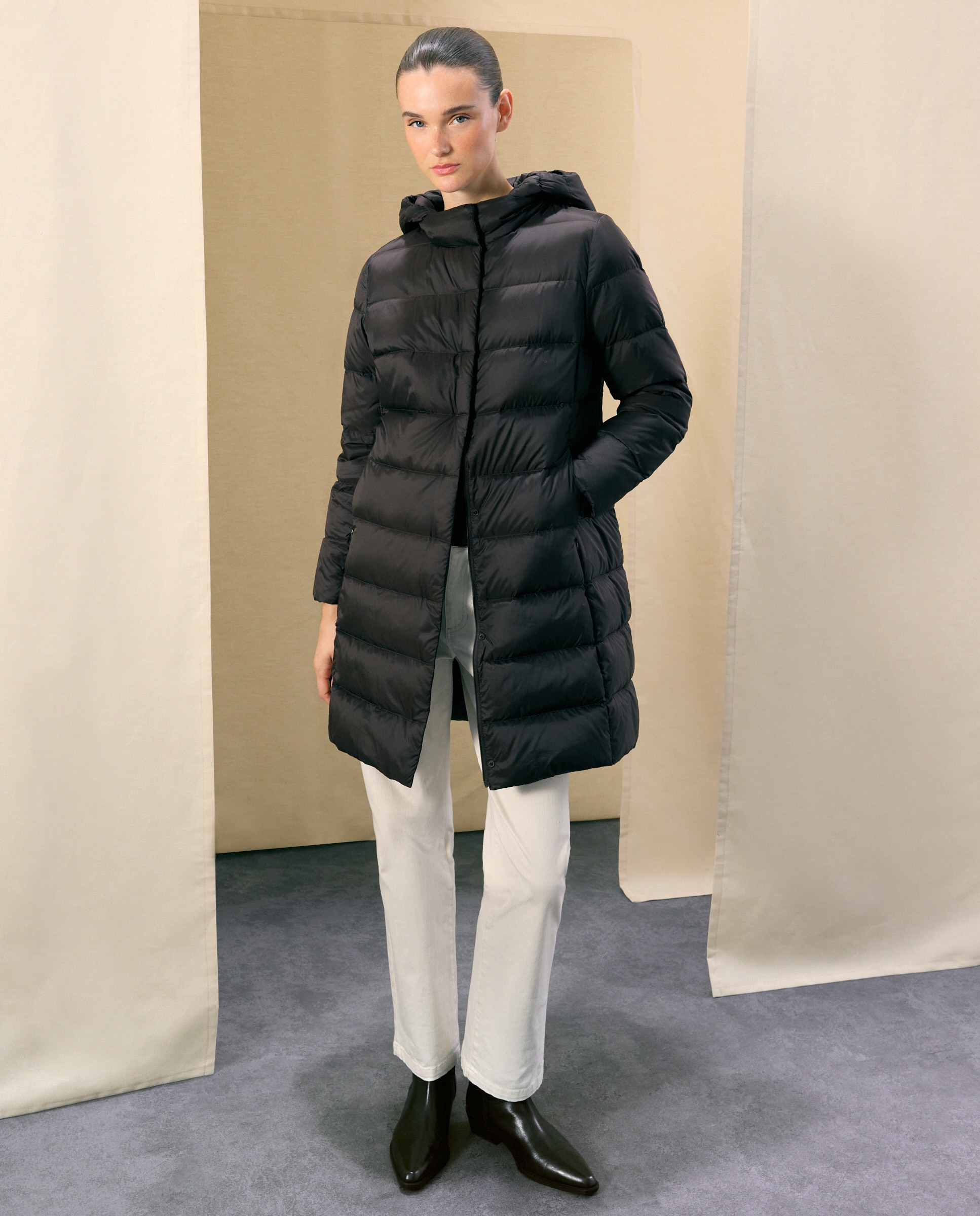 Parka larga ultraligera de mujer - Woman El Corte Inglés - Marrón Marrón-2