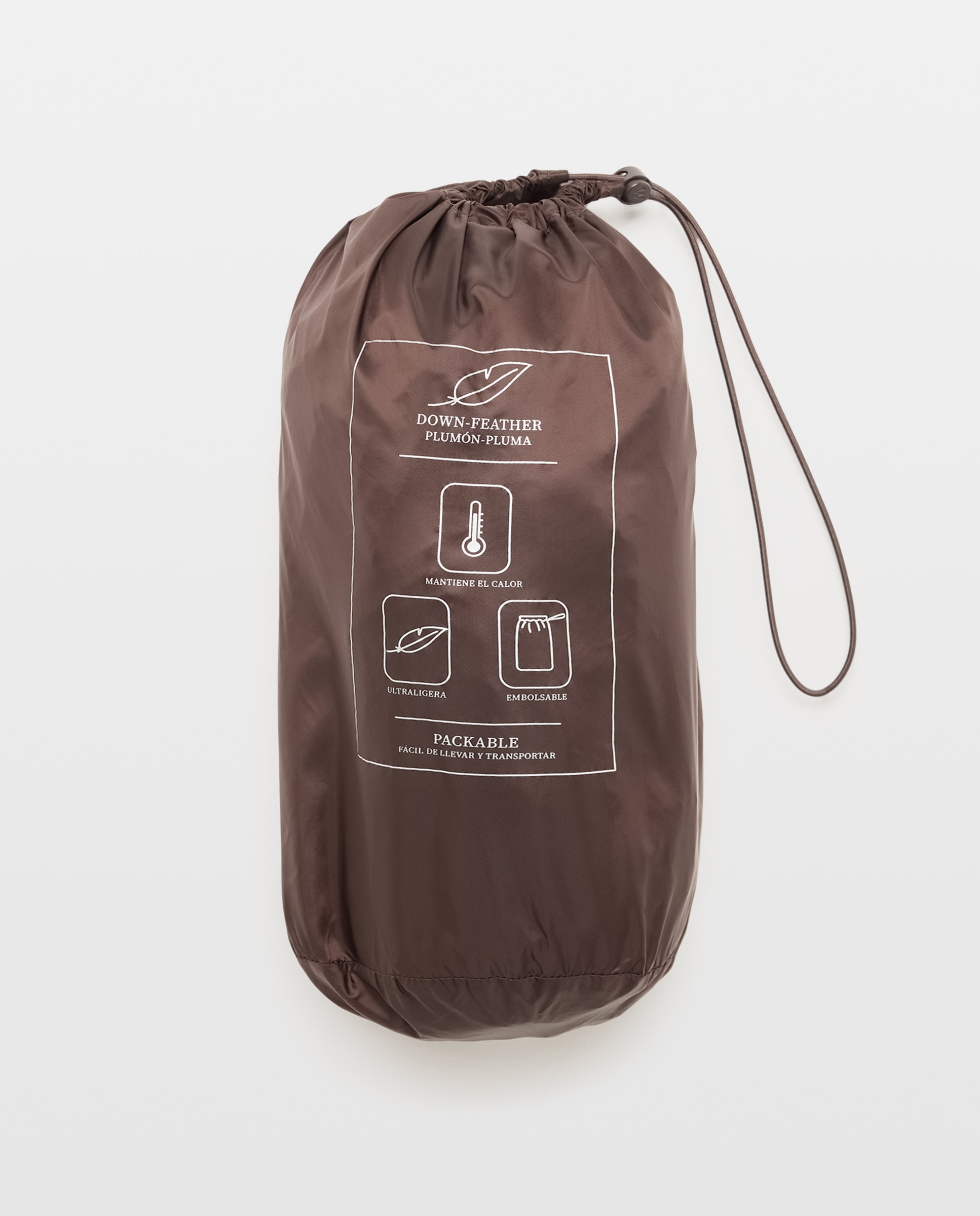 Parka larga ultraligera de mujer - Woman El Corte Inglés - Marrón Marrón-6