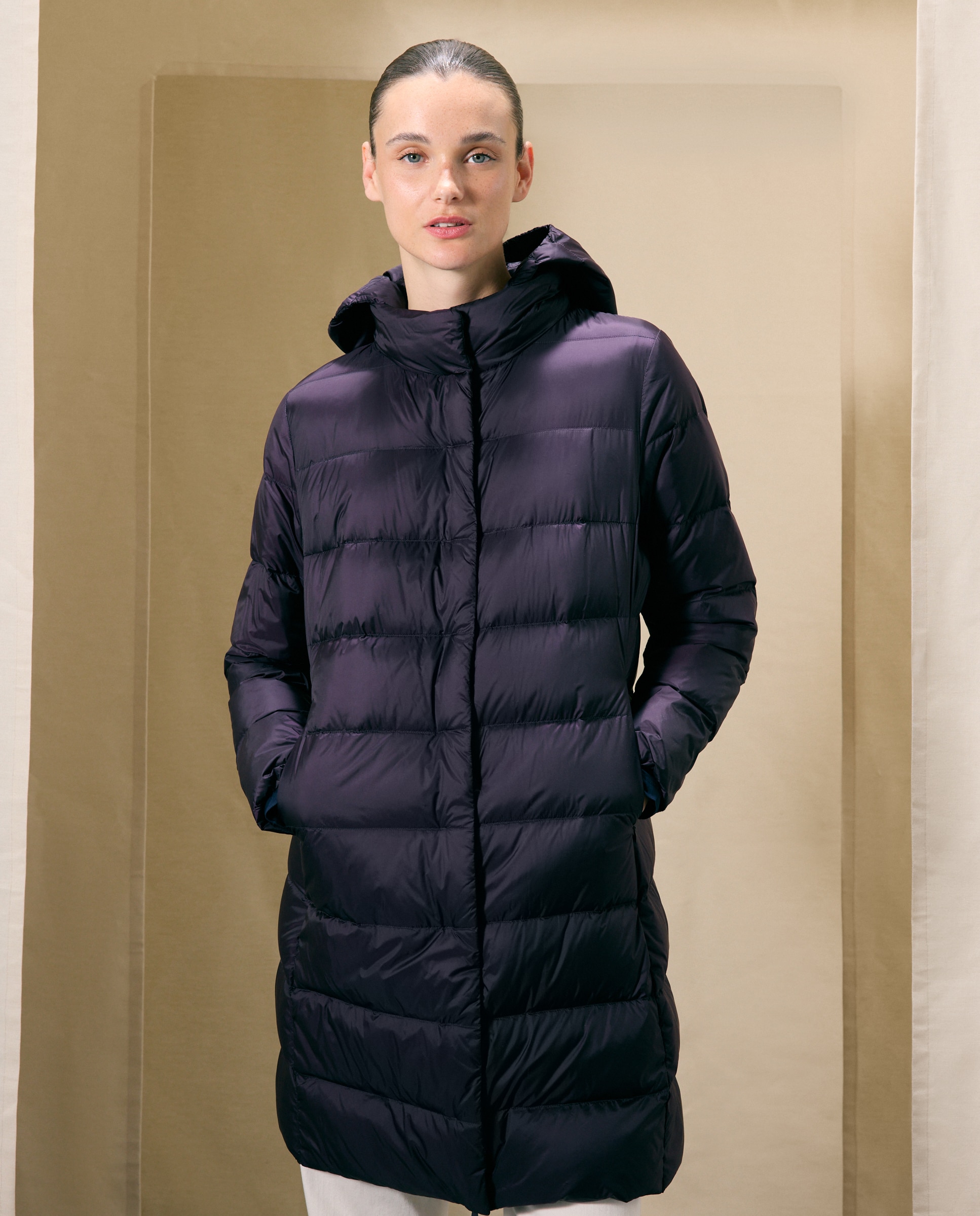 Parka larga ultraligera de mujer - Woman El Corte Inglés - 291 Berenjena 291 Berenjena-2