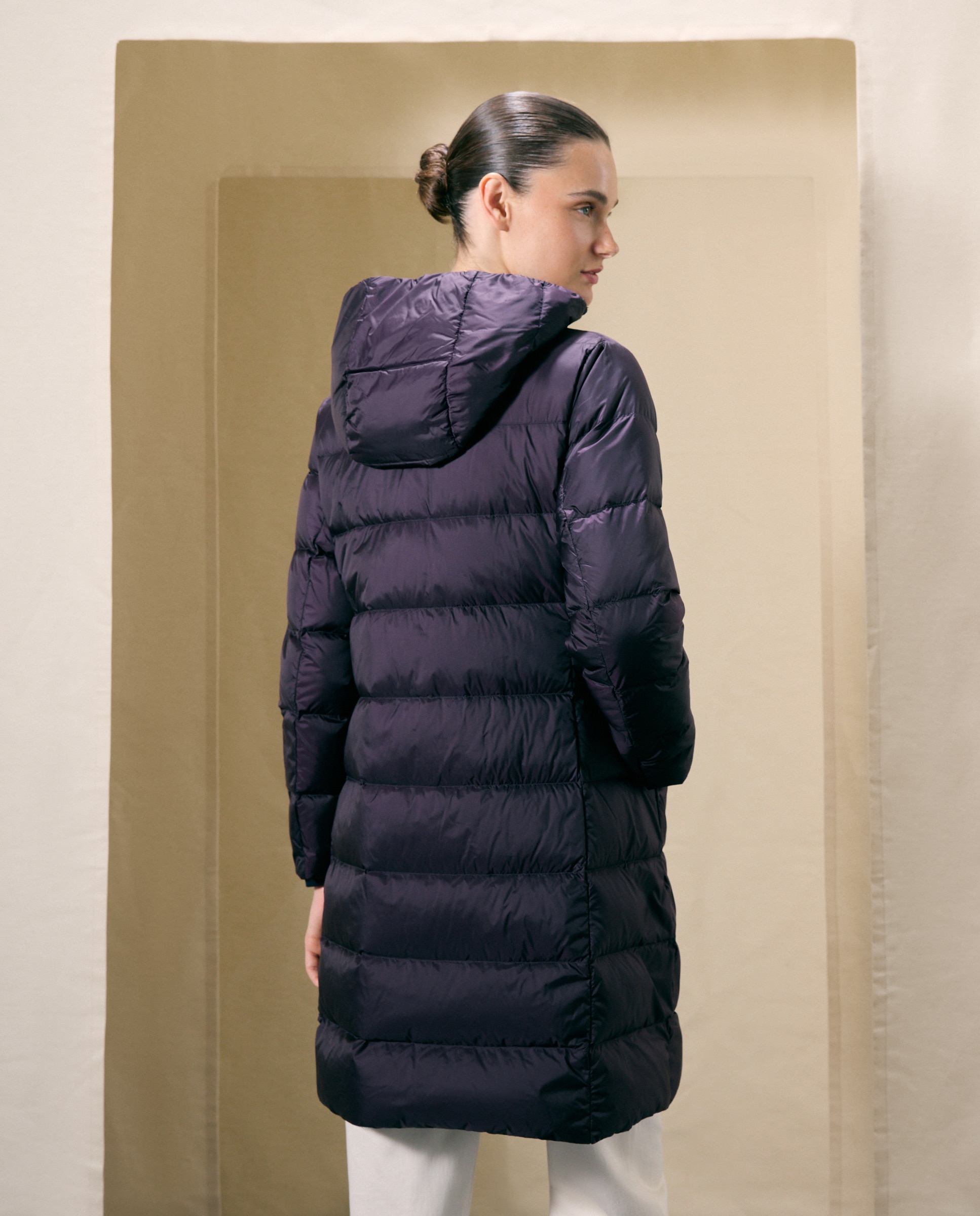 Parka larga ultraligera de mujer - Woman El Corte Inglés - 291 Berenjena 291 Berenjena-4