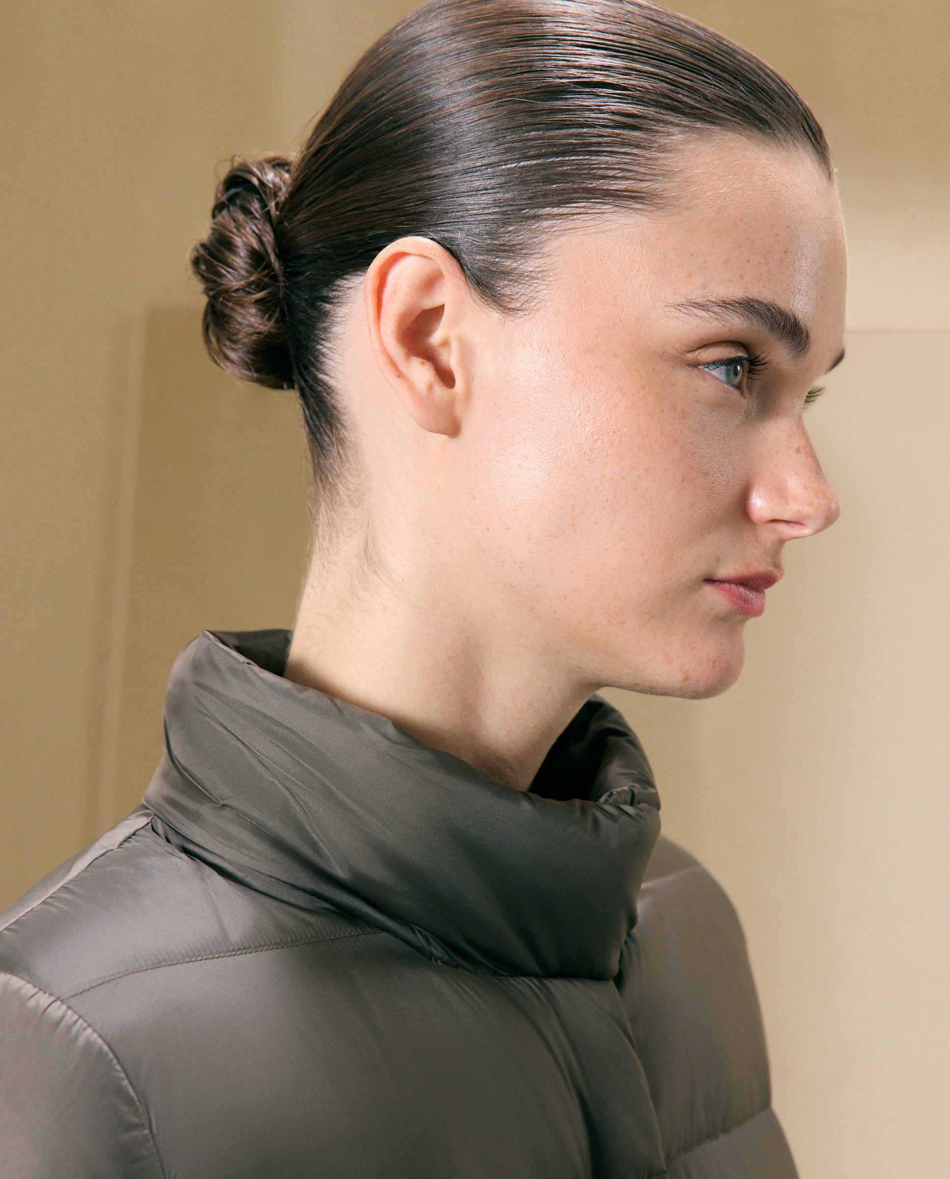 Parka larga ultraligera de mujer - Woman El Corte Inglés - Visón oscuro Visón oscuro-3