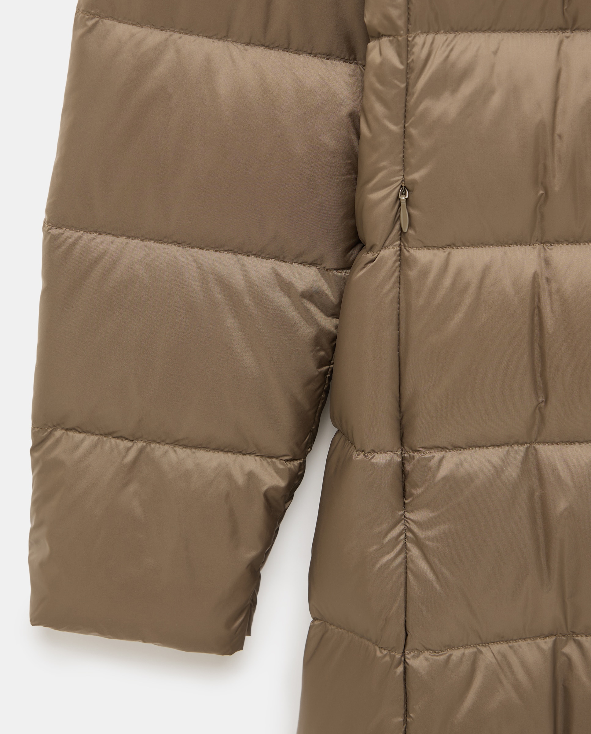 Parka comprida ultraleve de mulher Visom-Escuro-2