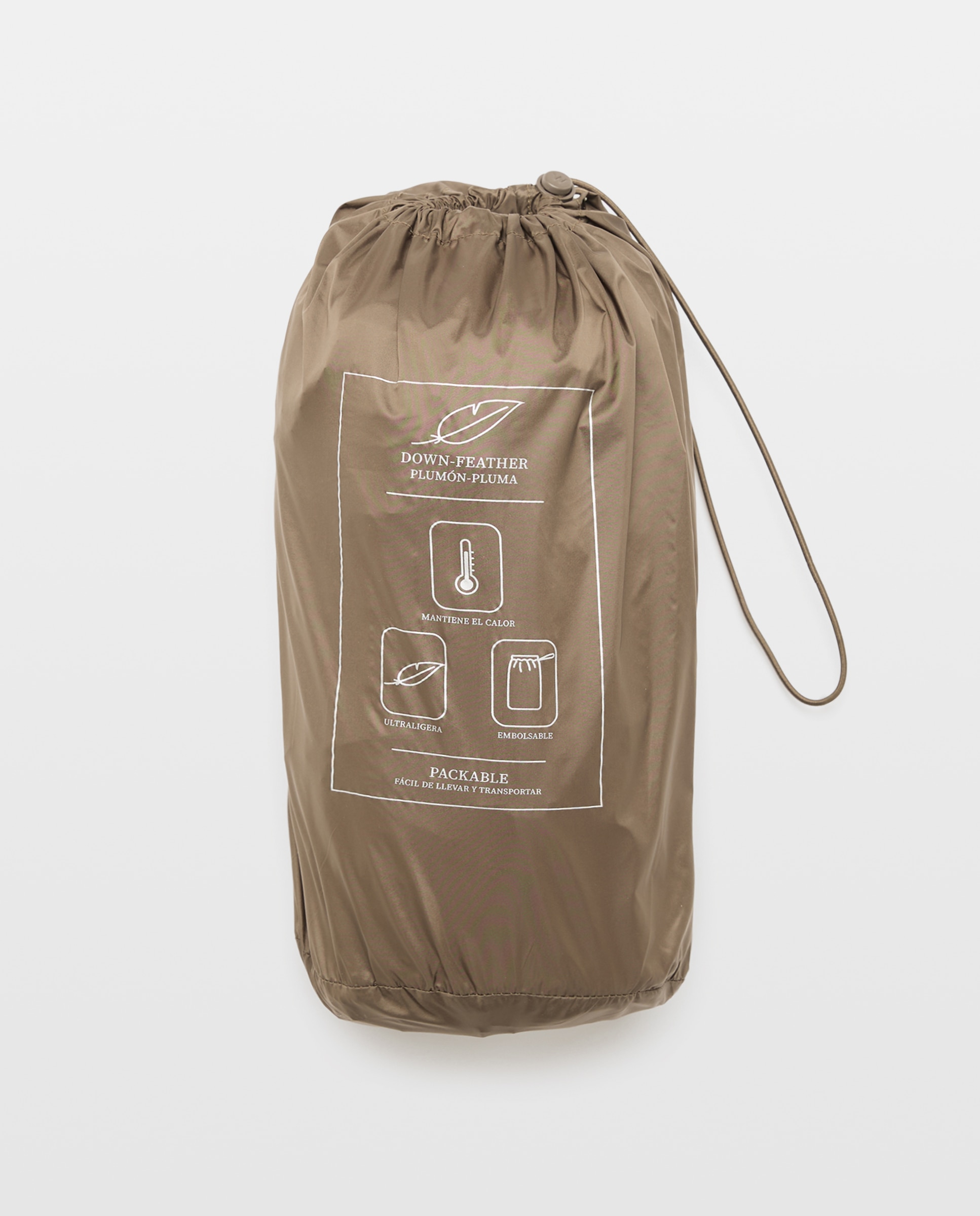Parka comprida ultraleve de mulher Visom-Escuro-3