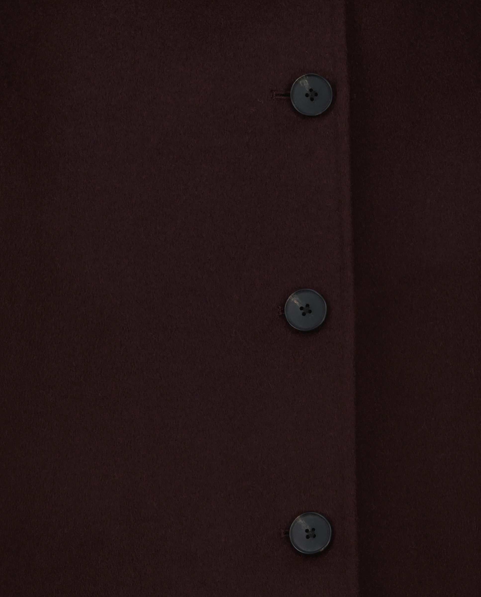 Casaco de Lã Liso Bordeaux-6