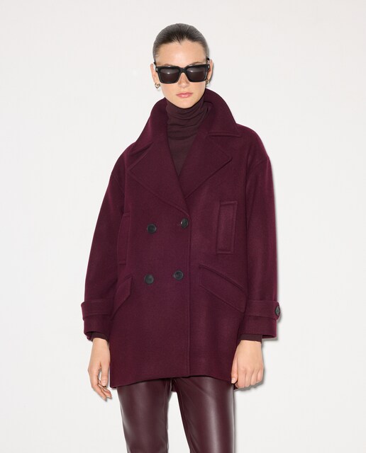 Imagen 0 de Chaquetón de mujer paño peacoat