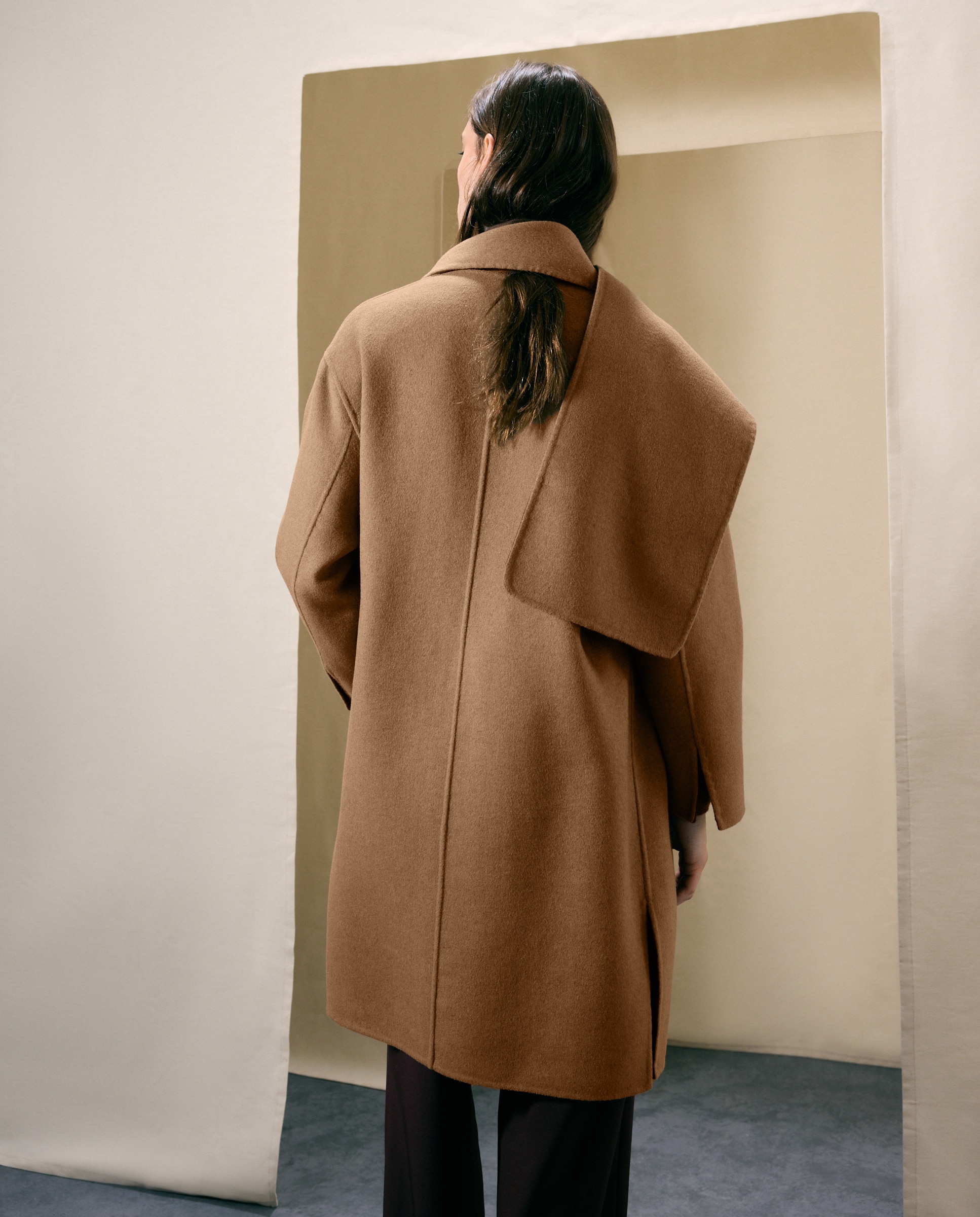 Abrigo de mujer hand made largo - Woman El Corte Inglés - 730 Camel 730 Camel-4