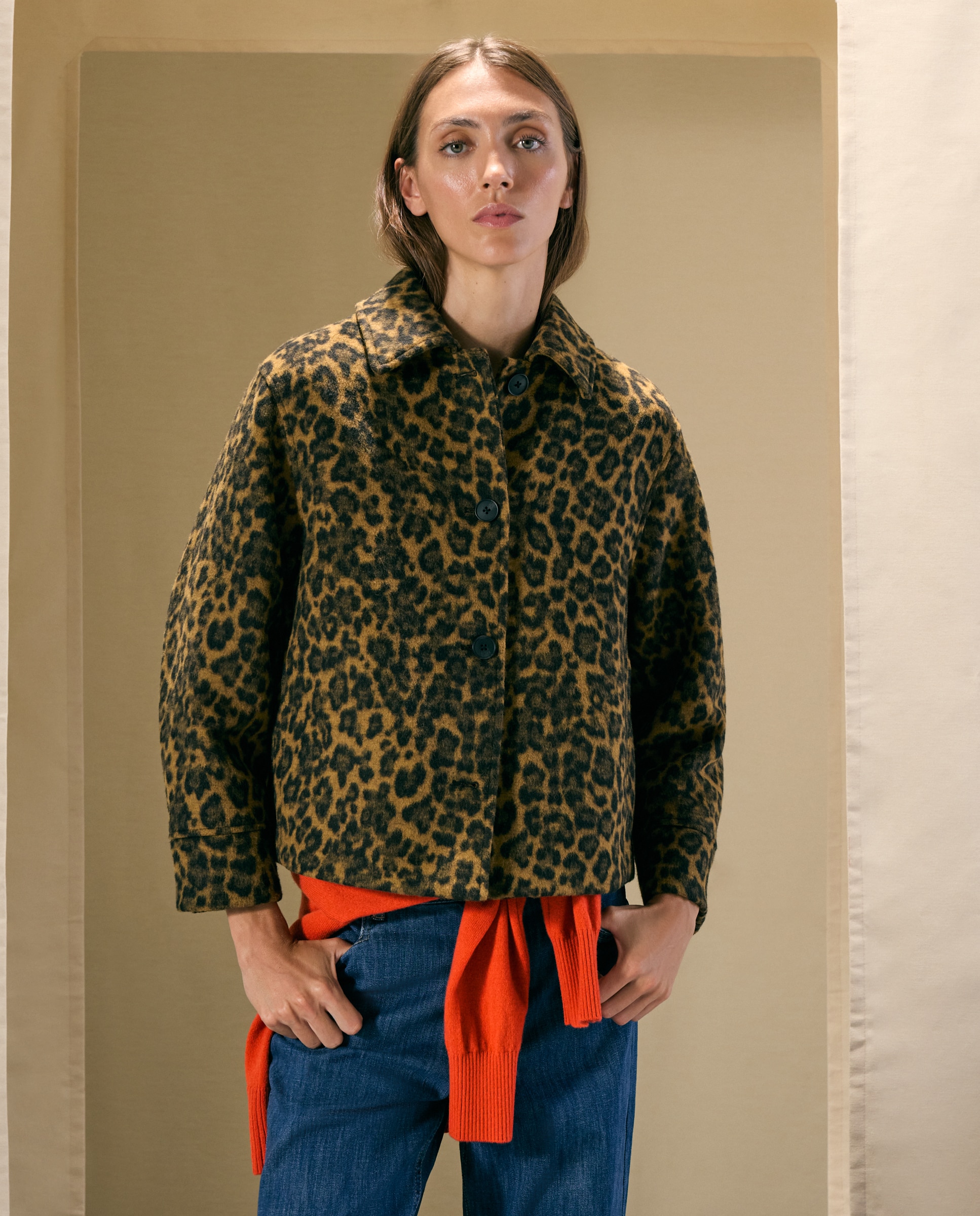 Abrigo de mujer hand made corto - Woman El Corte Inglés - Marrón Marrón-2