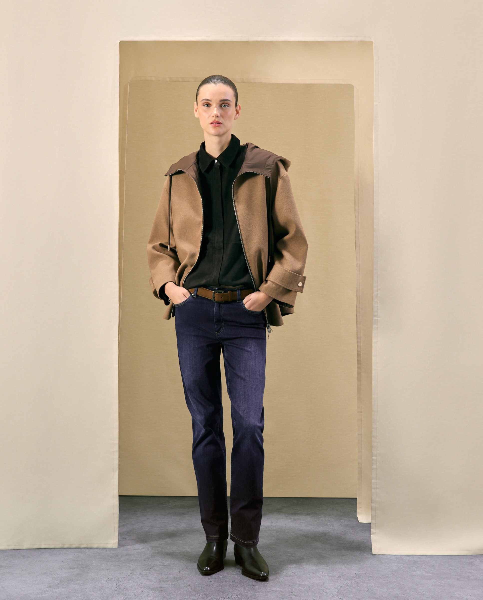 Abrigo de mujer paño reversible - Woman El Corte Inglés - 730 Camel 730 Camel-1