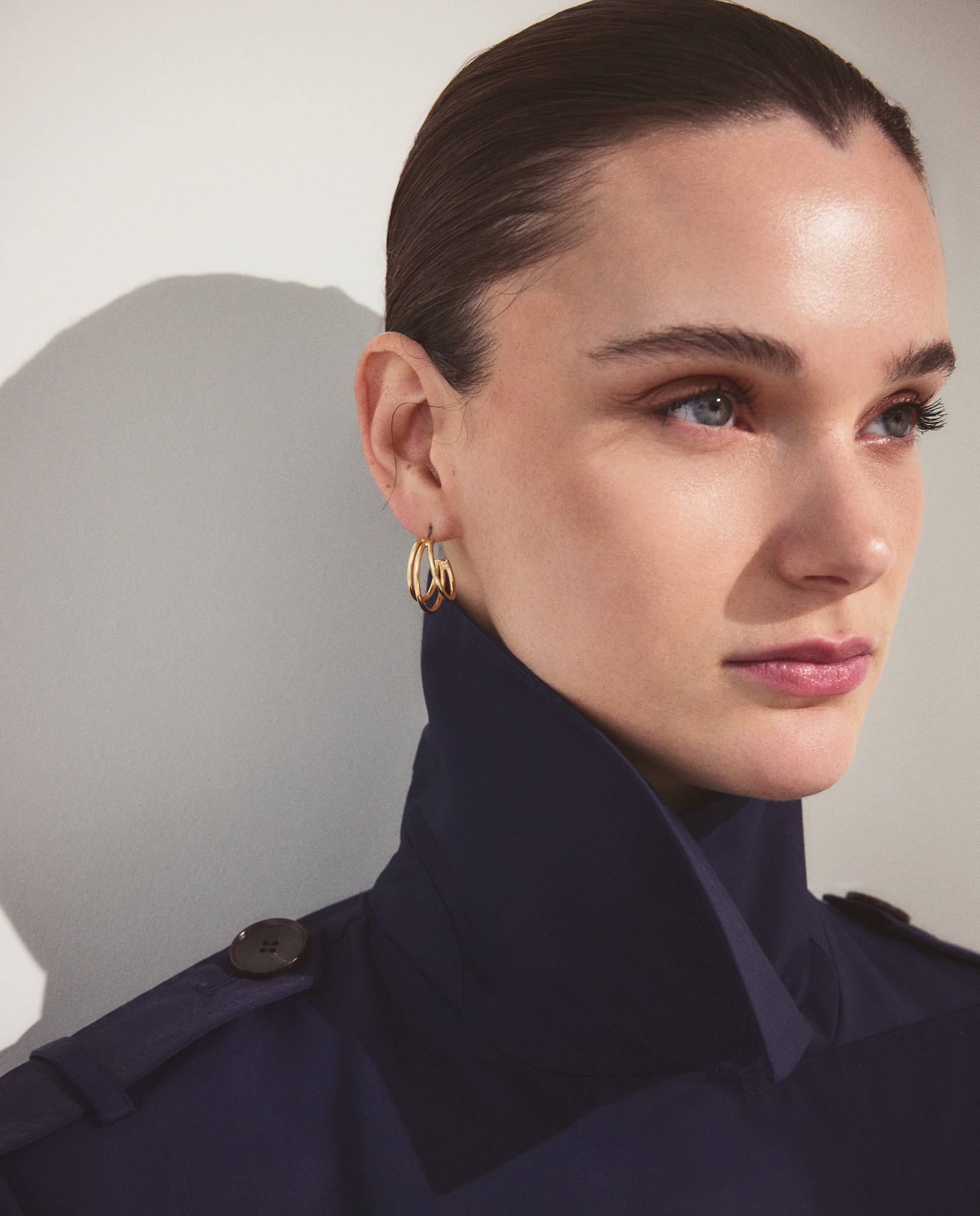 Trench corto de mujer - Woman El Corte Inglés - Azul marino Azul marino-4
