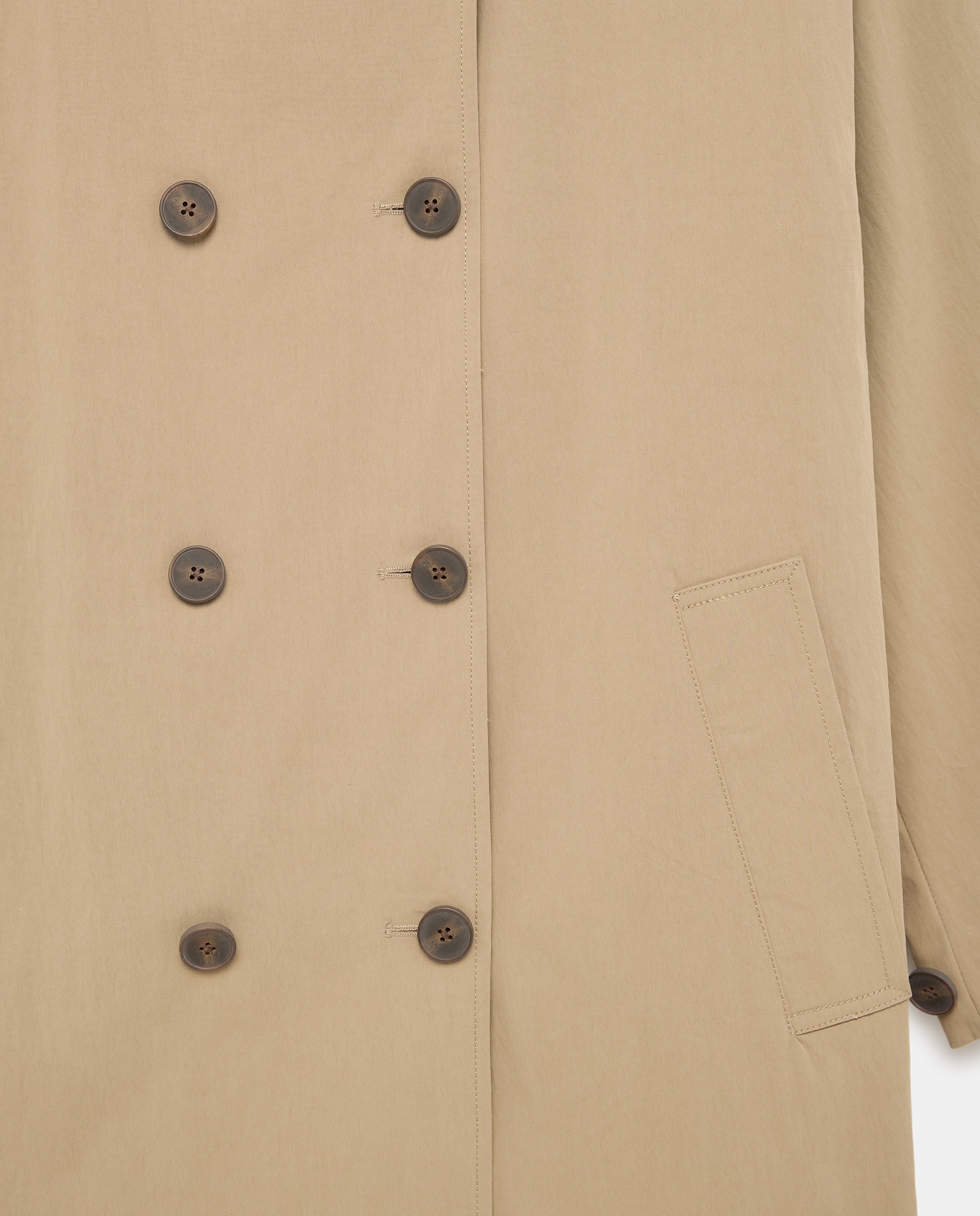 Gabardine Comprida com Capuz 520 Caqui-6
