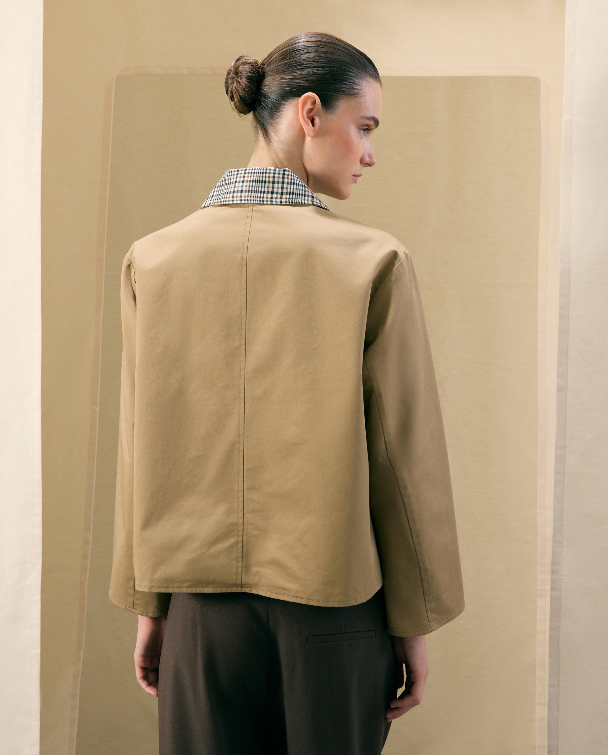 Trench corto reversible de mujer - Woman El Corte Inglés - 730 Camel 730 Camel-3