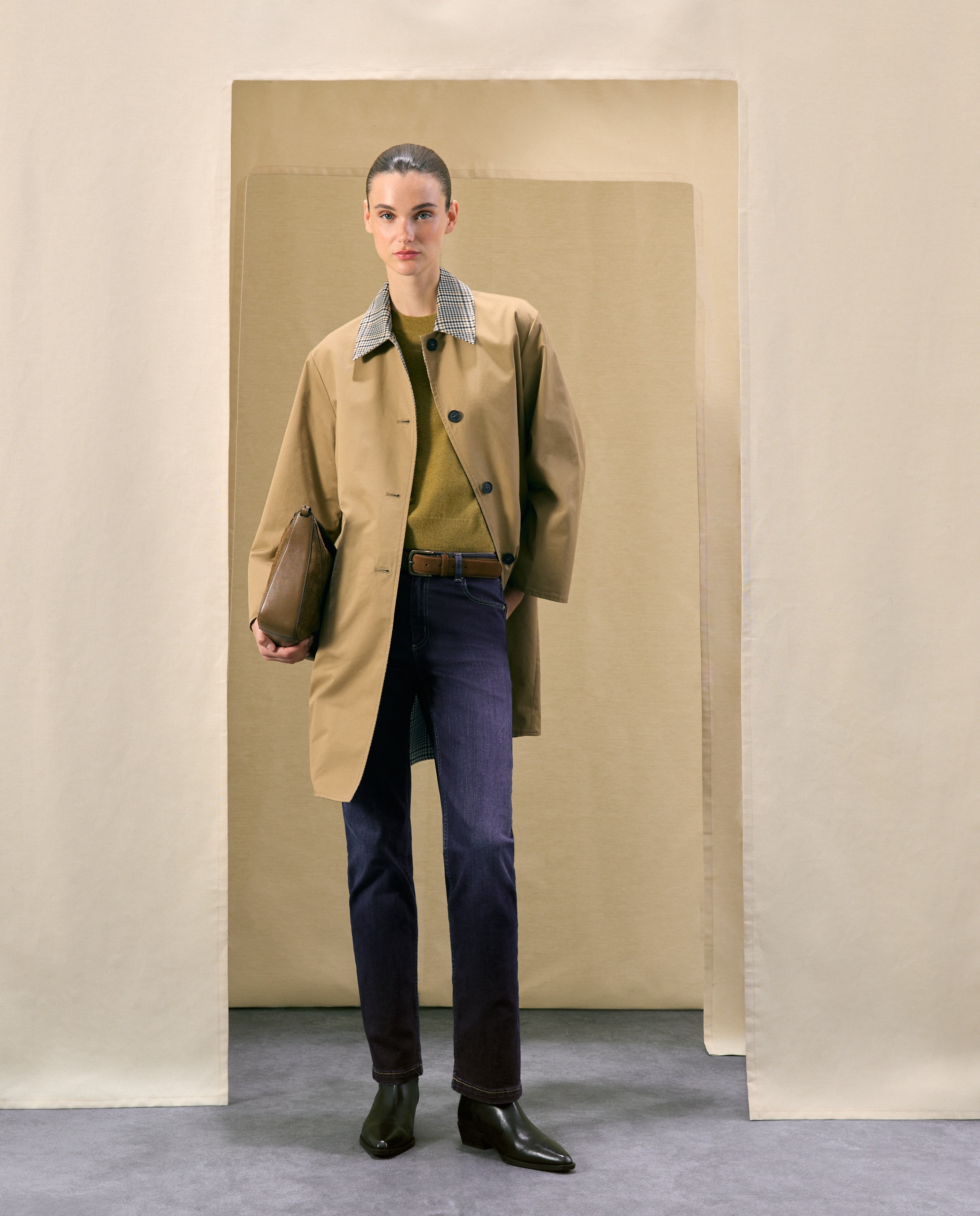 Gabardina reversible de mujer - Woman El Corte Inglés - 730 Camel 730 Camel-1
