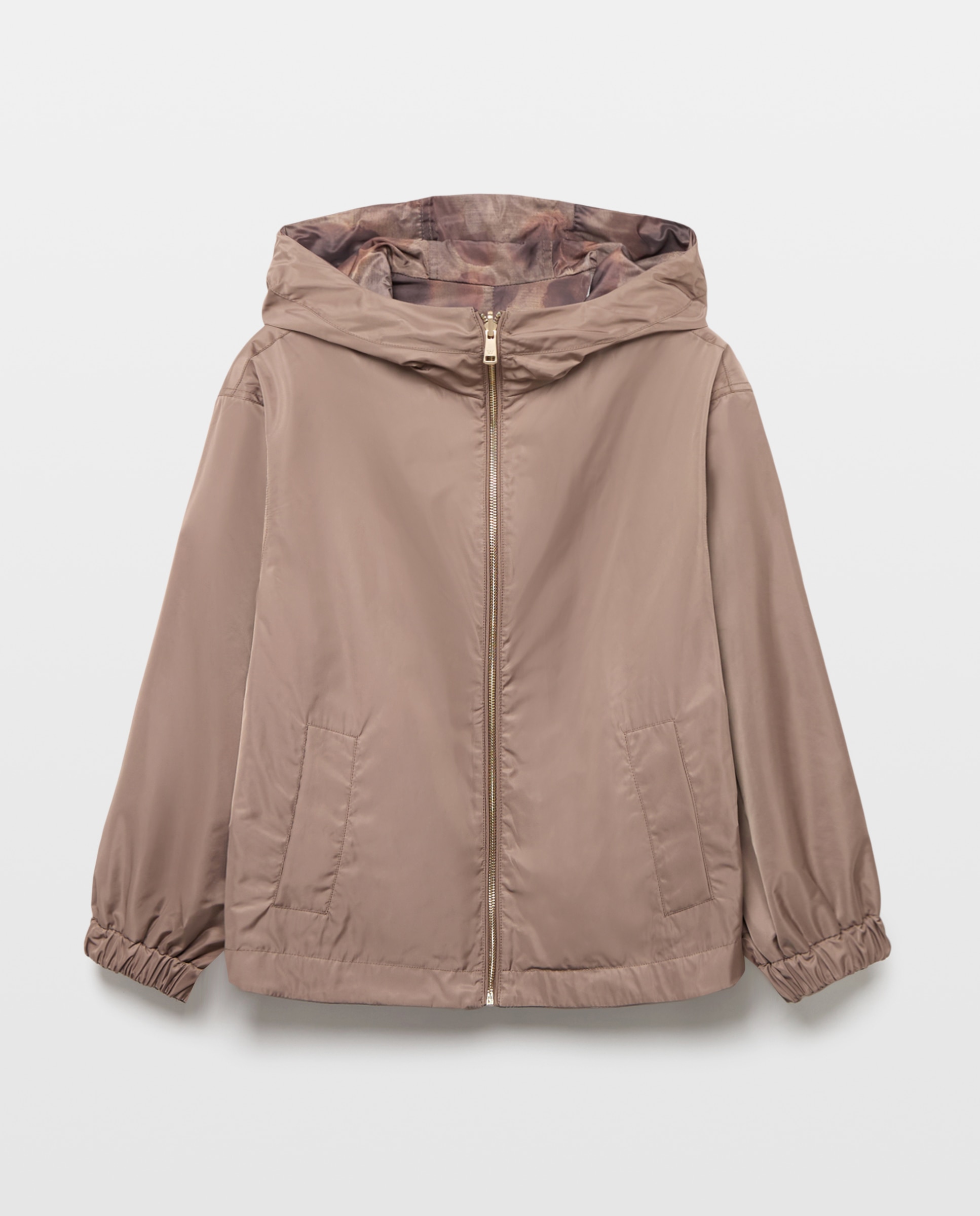 Parka Reversível Castanho-2